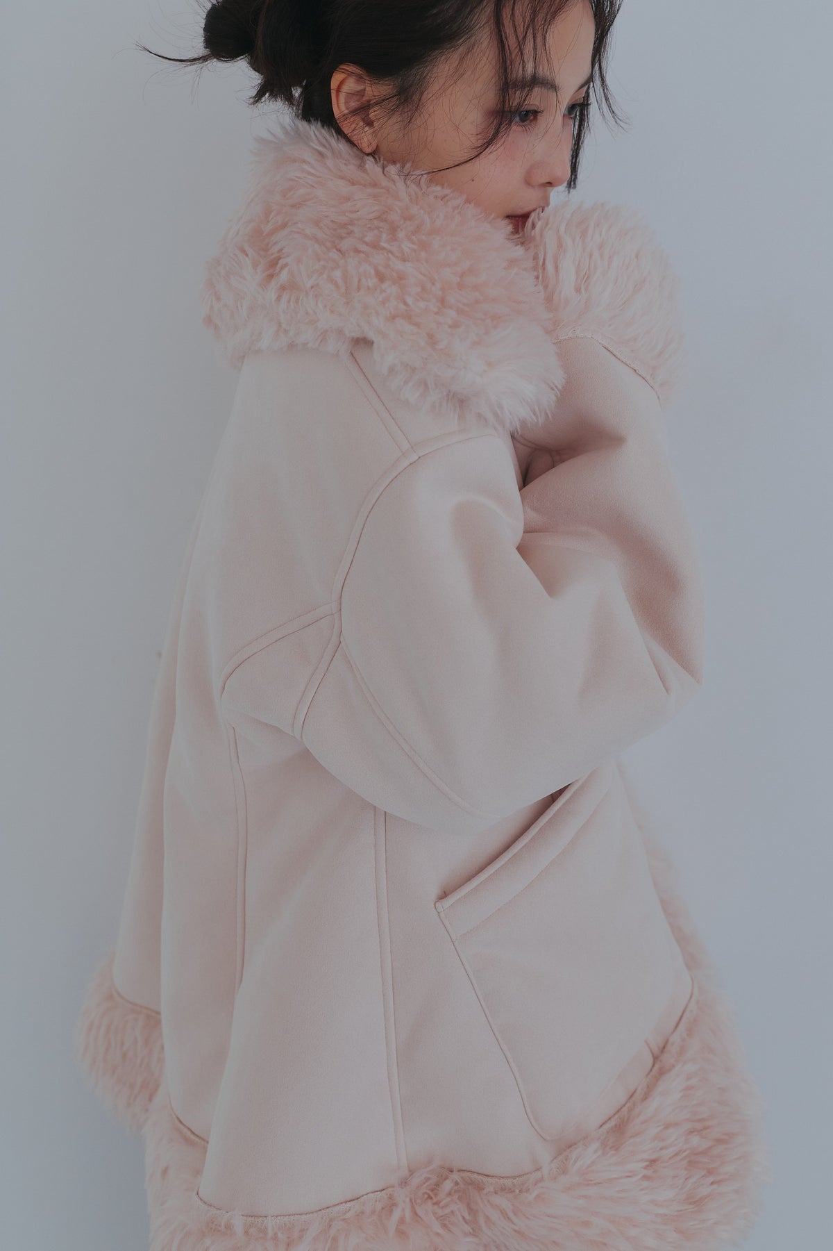 two face fur coat