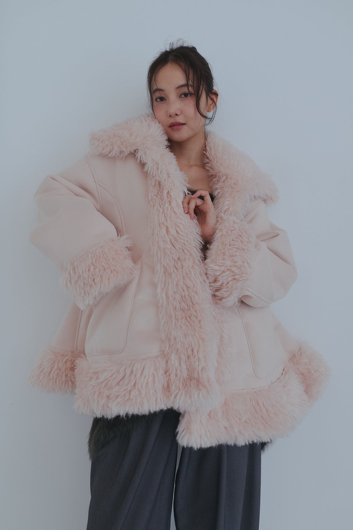 two face fur coat