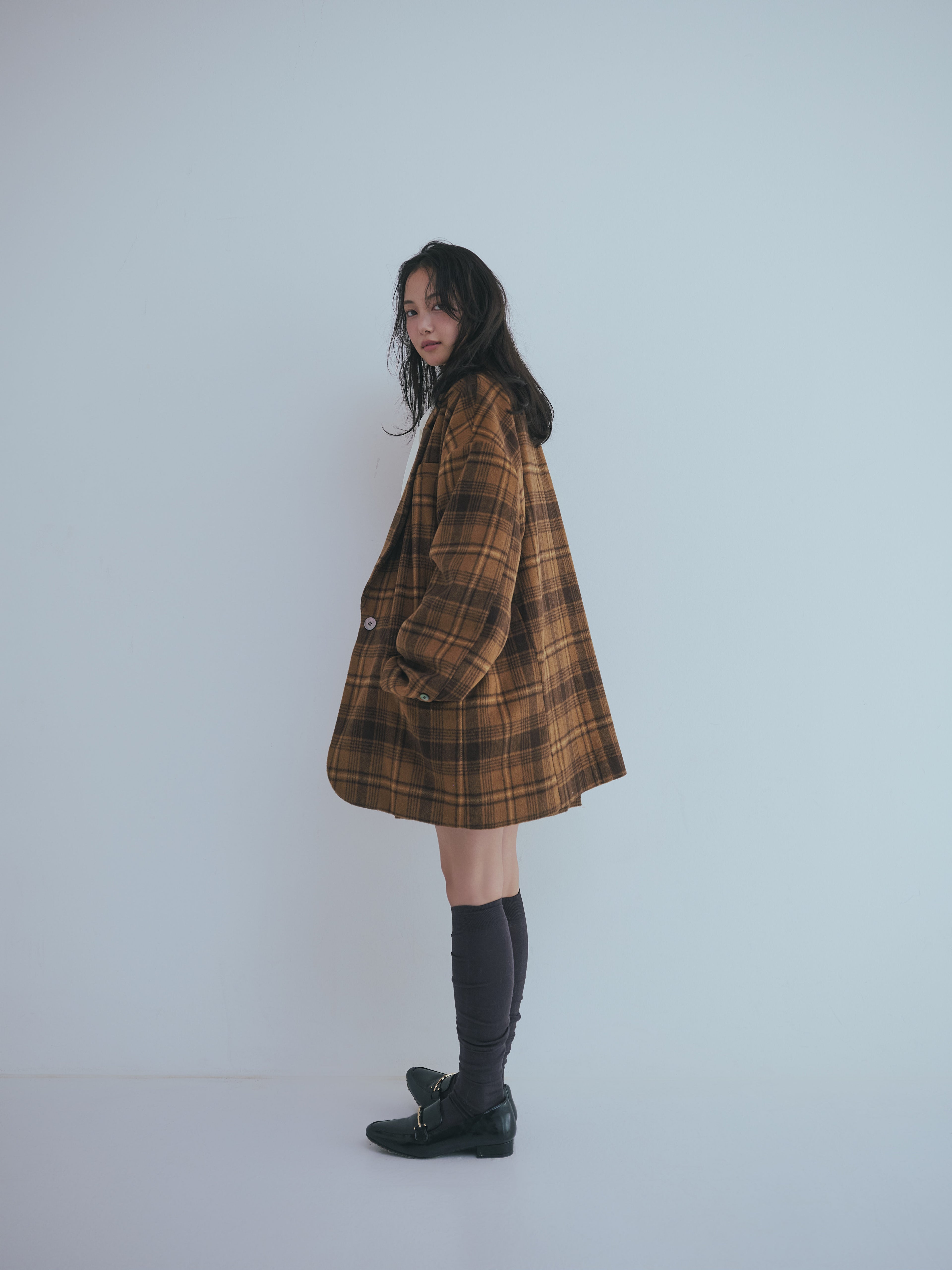 checked over jacket