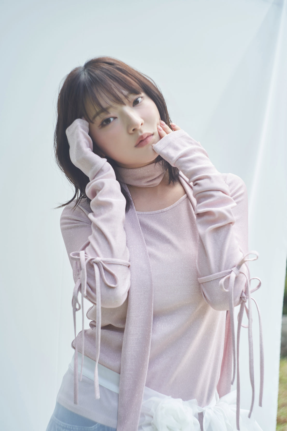 ribbon sleeve tops