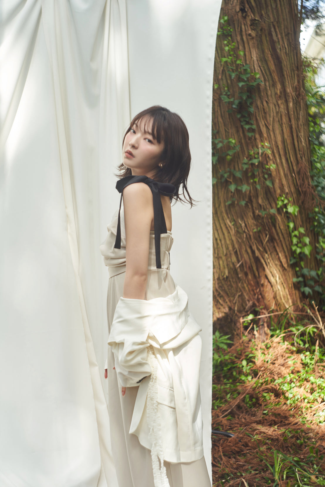 ribbon shoulder combinaison