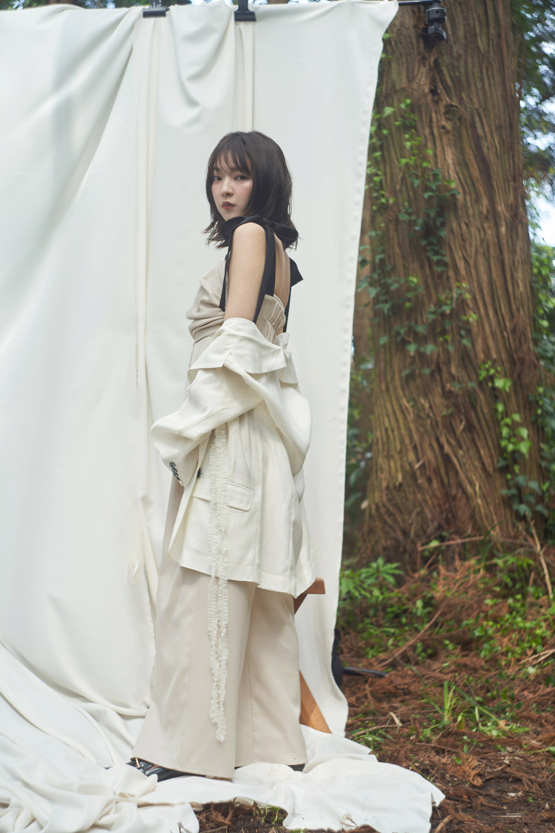 ribbon shoulder combinaison