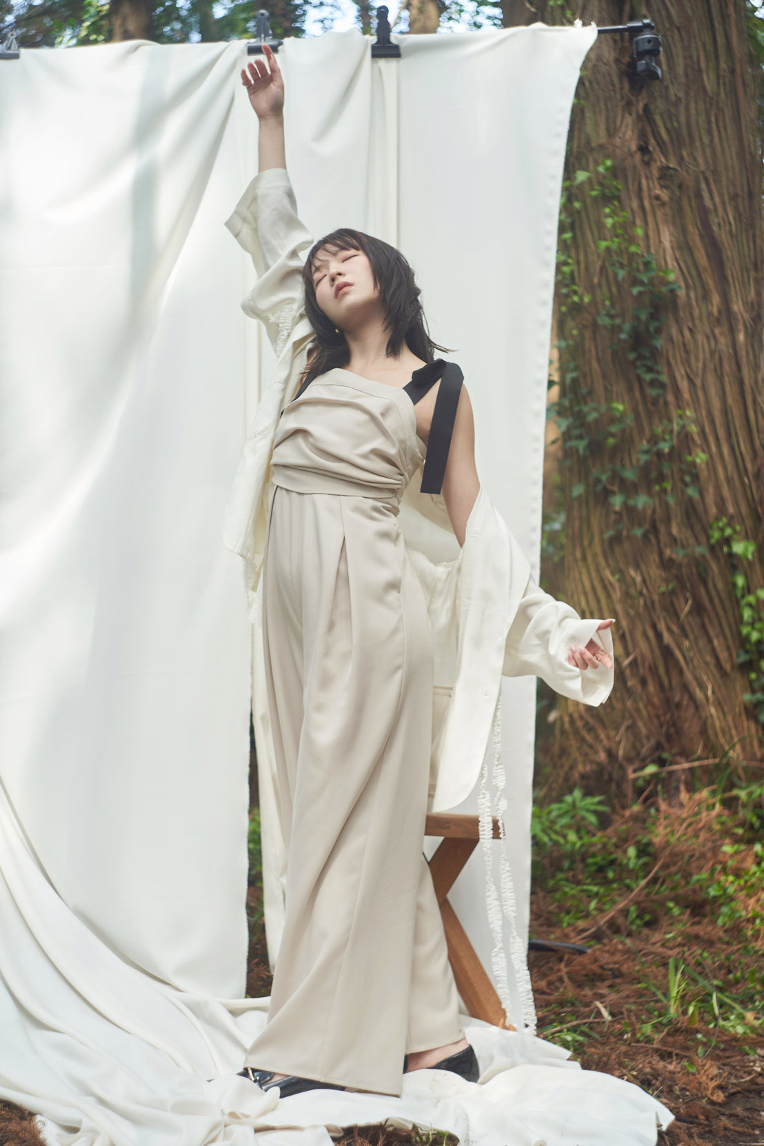 ribbon shoulder combinaison