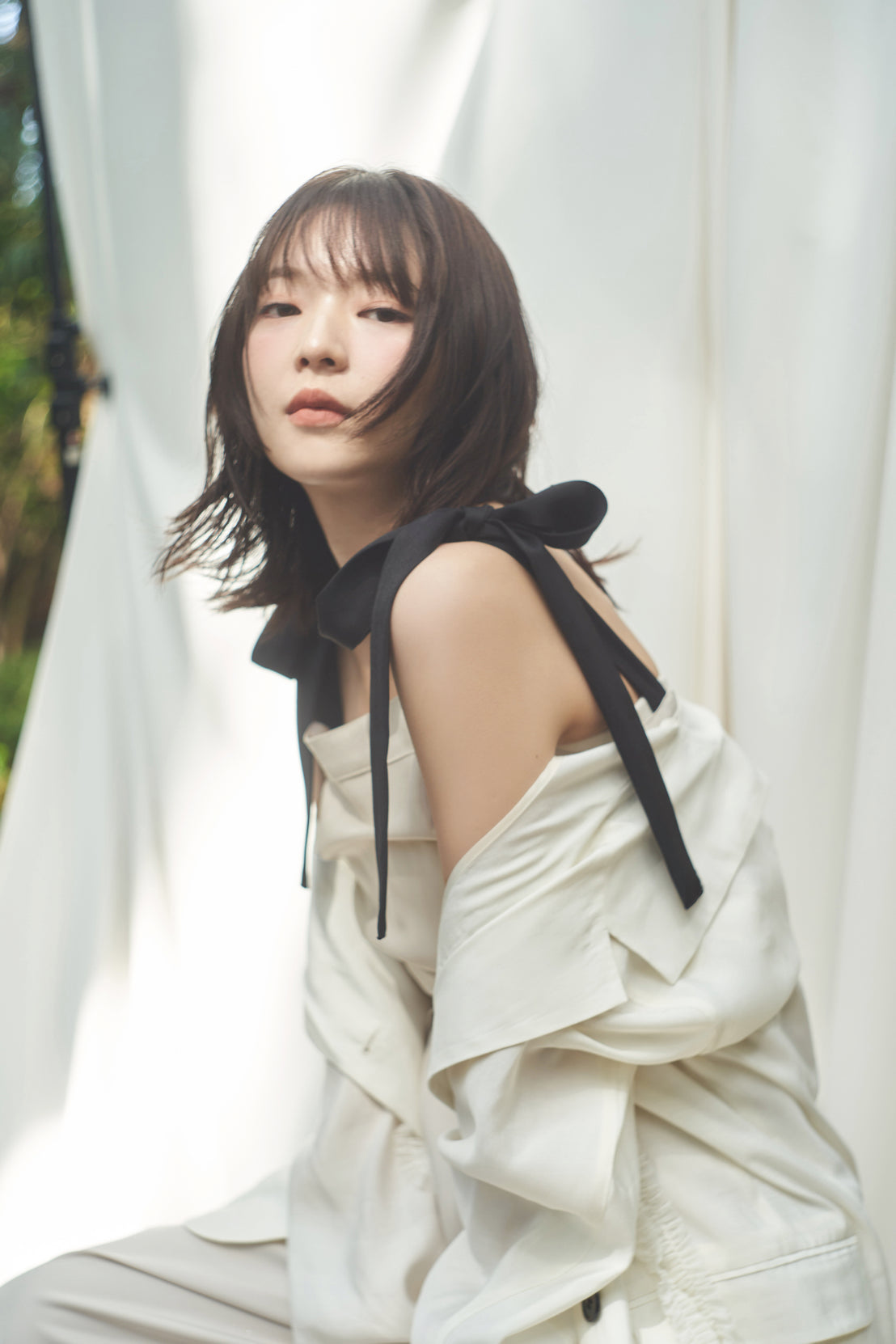 ribbon shoulder combinaison