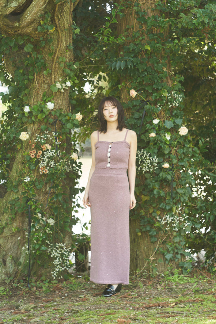 glitter i line maxi skirt