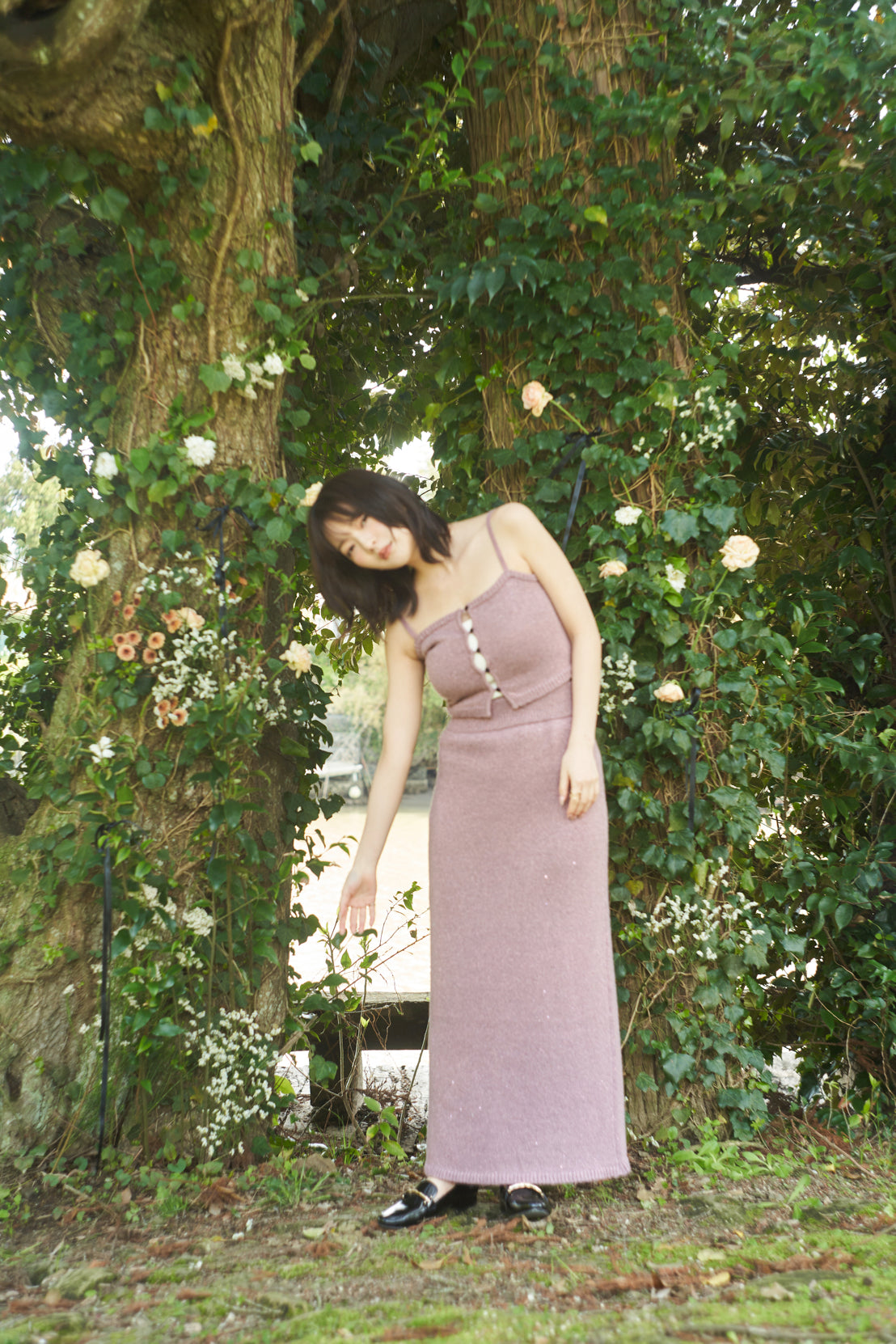 glitter i line maxi skirt