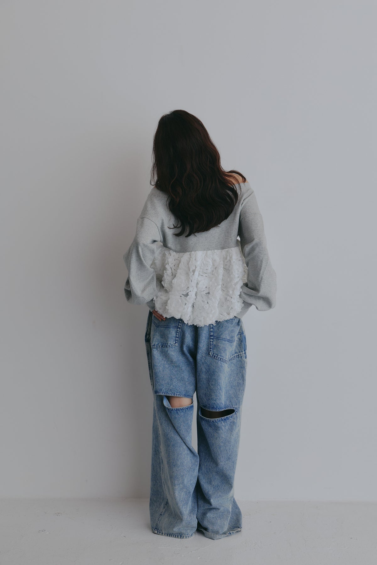 docking peplum sweat
