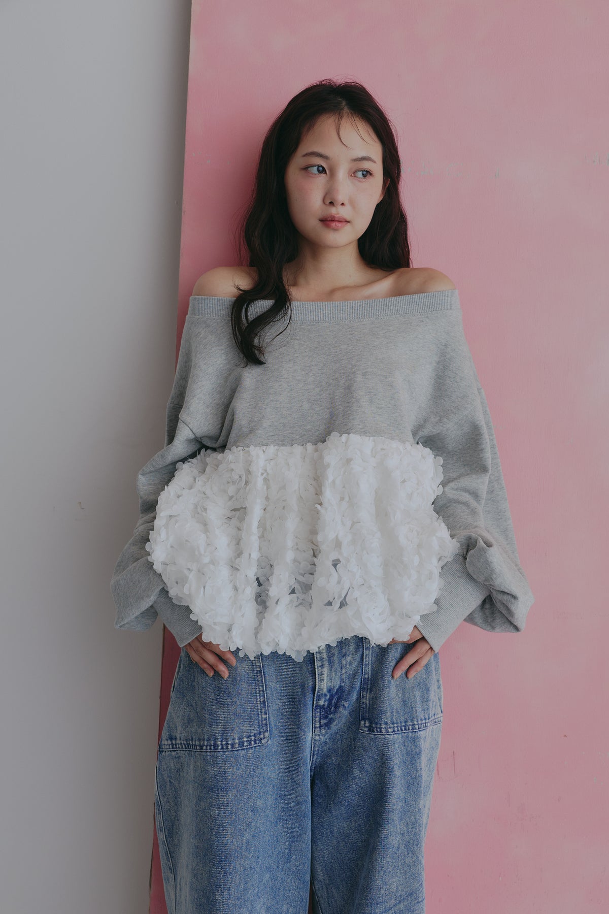 docking peplum sweat