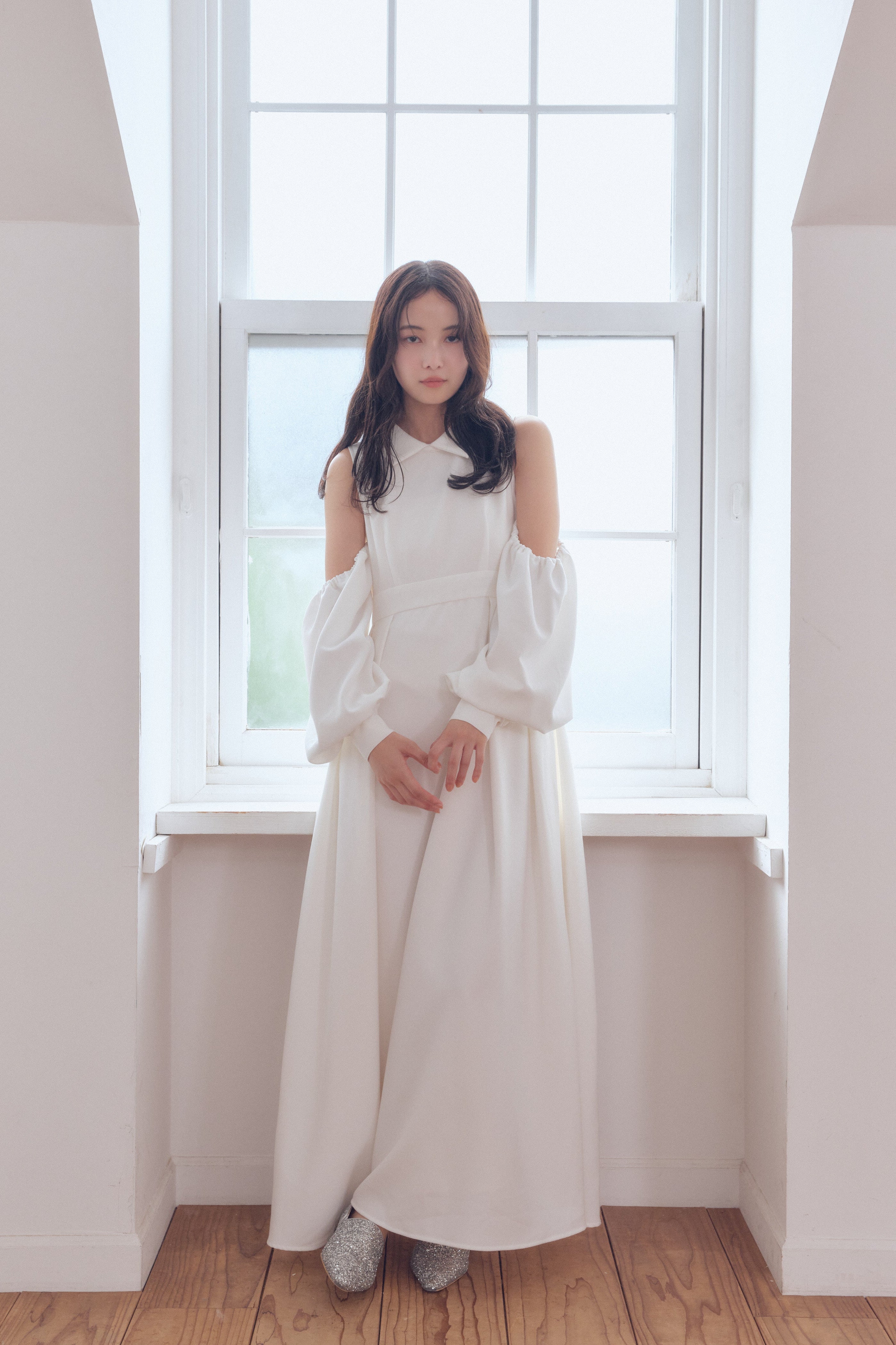 collar design puffy onepiece