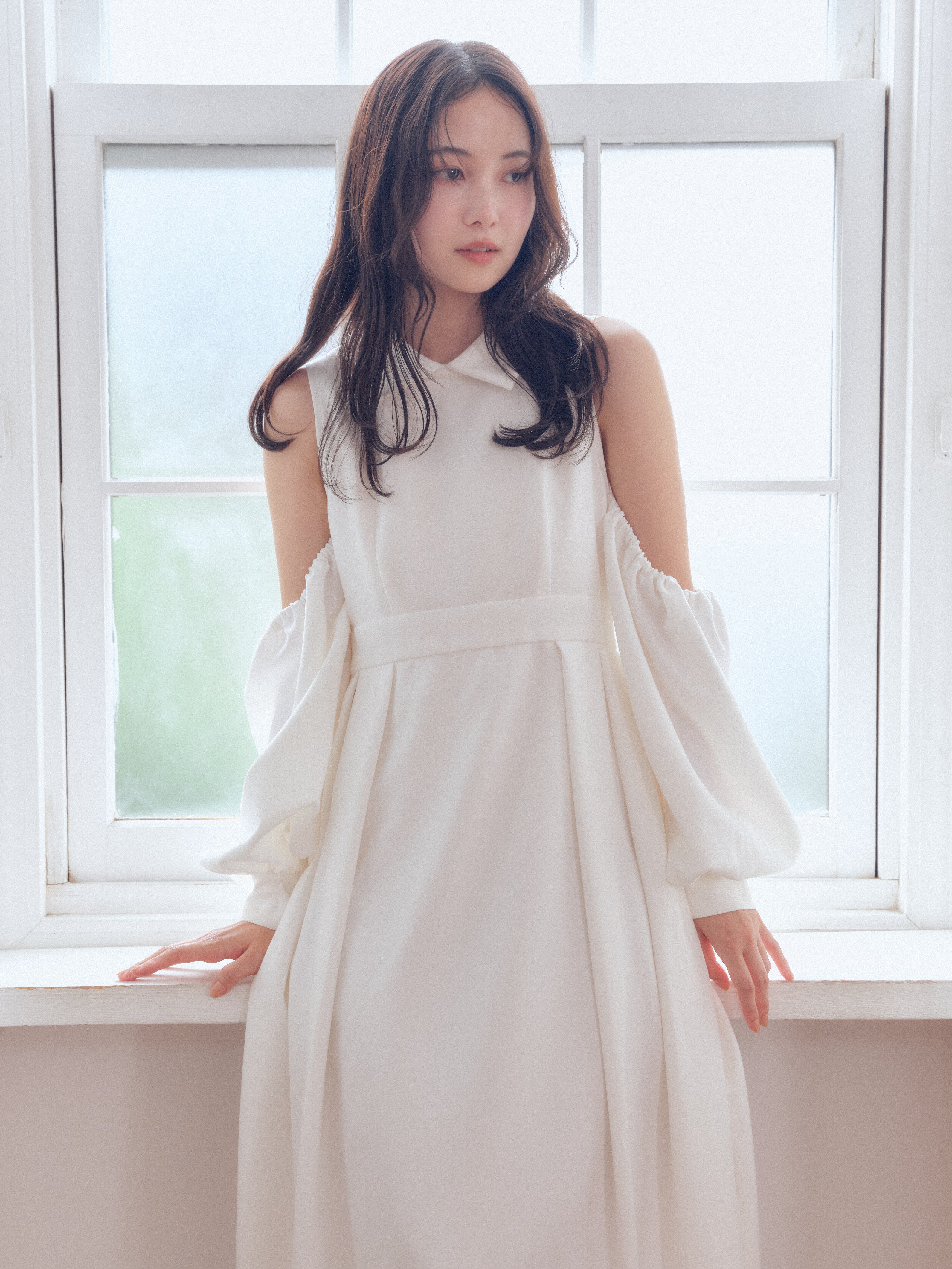 collar design puffy onepiece