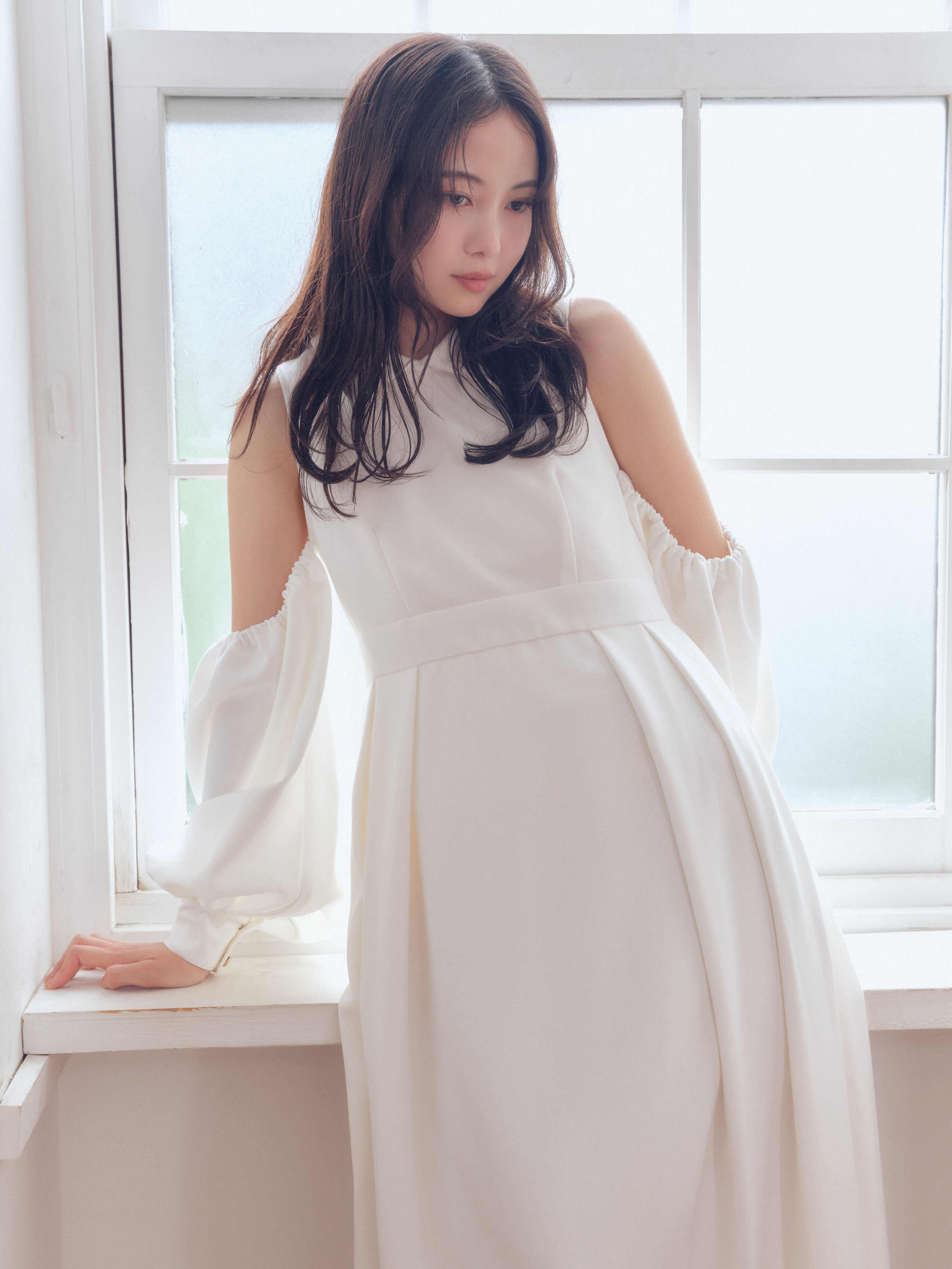 collar design puffy onepiece