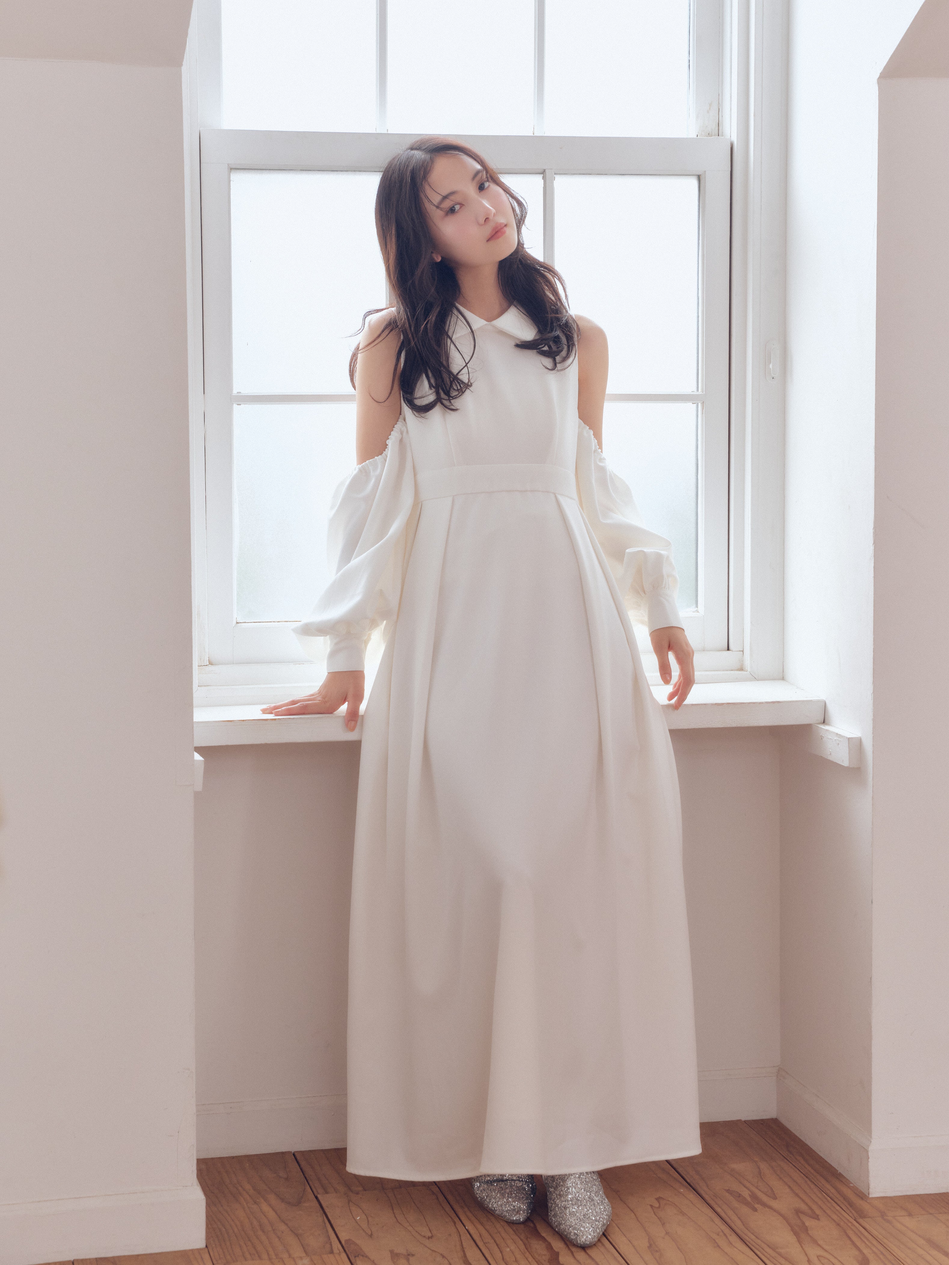 collar design puffy onepiece