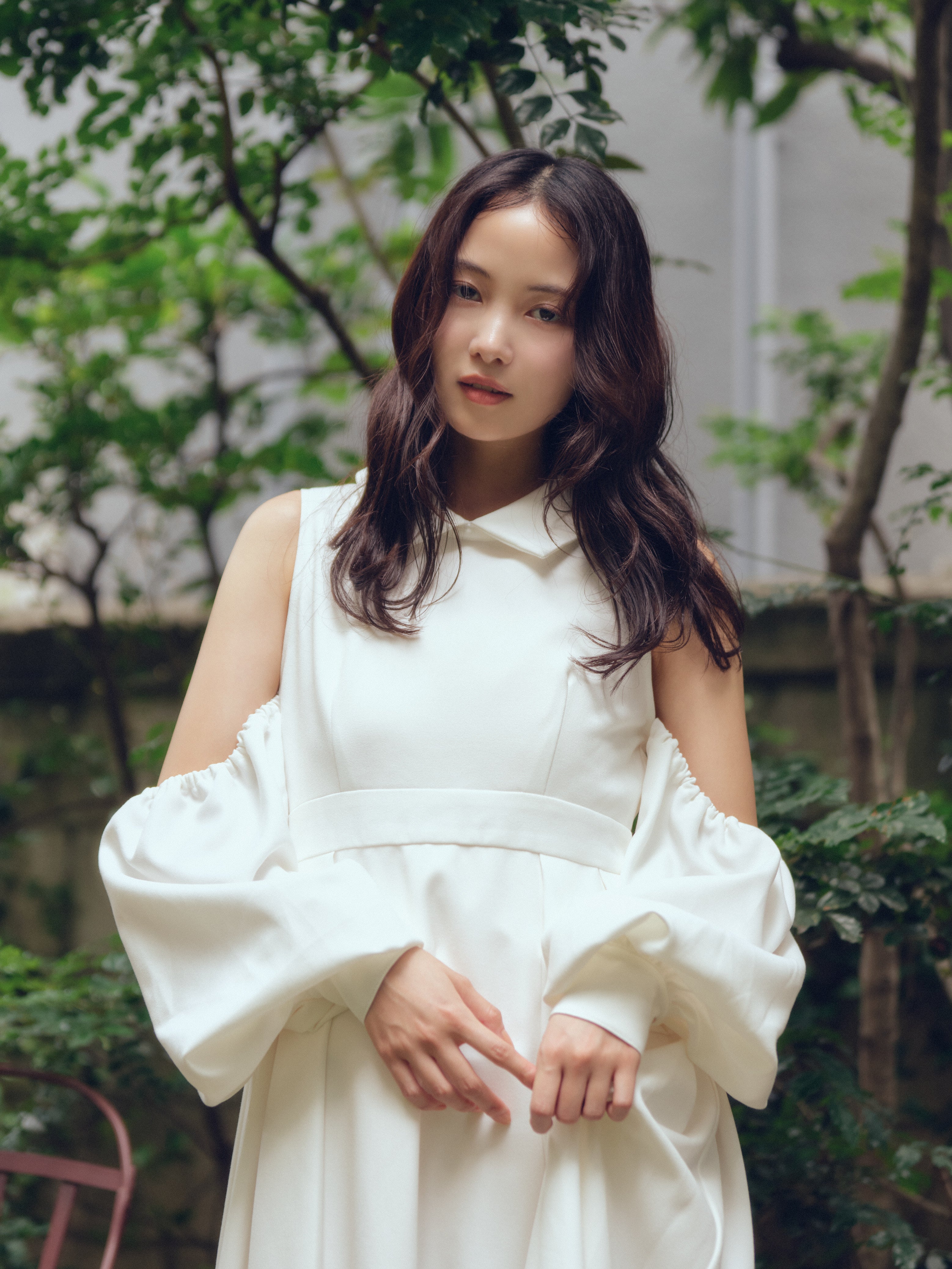 collar design puffy onepiece