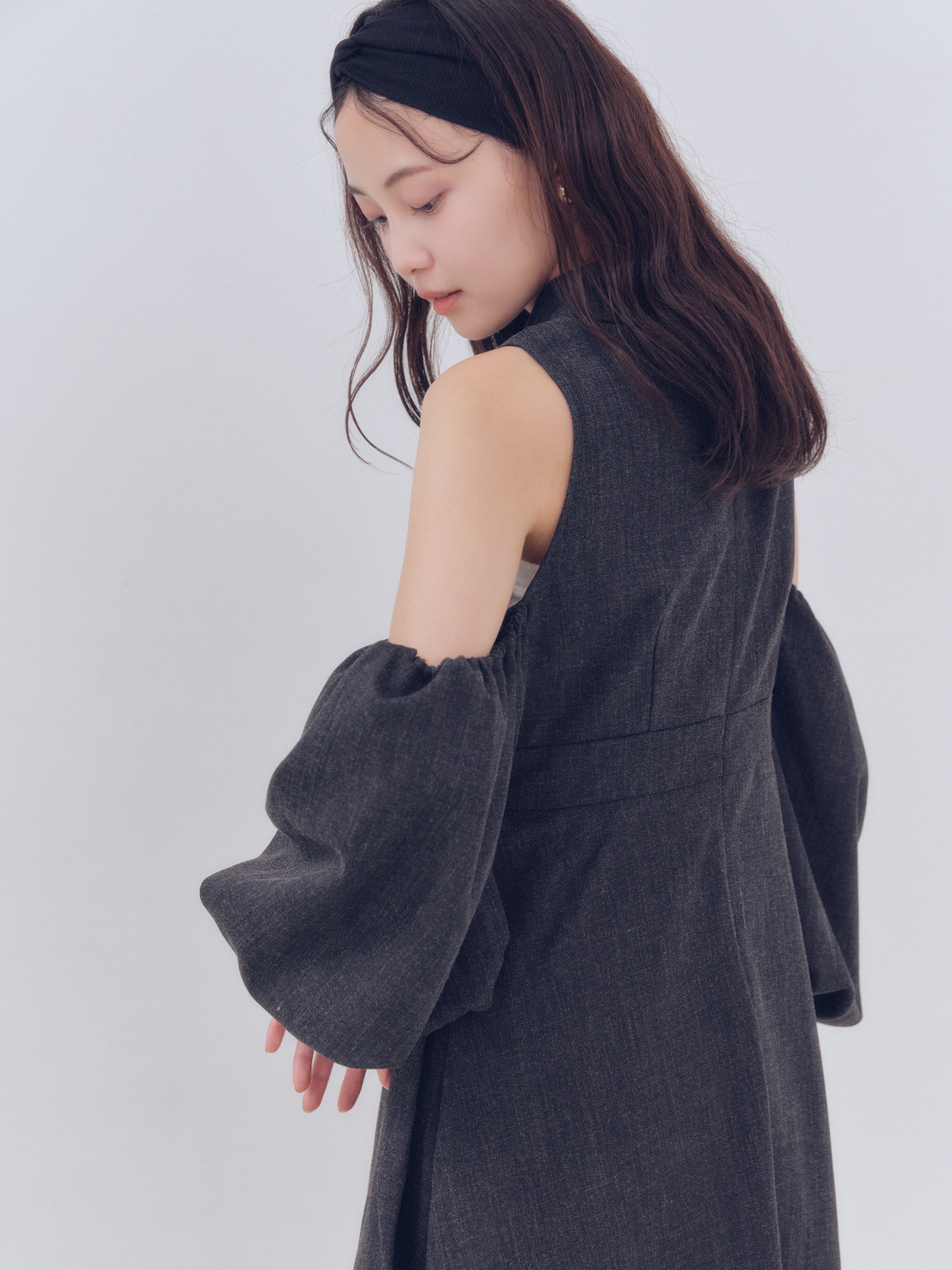 collar design puffy onepiece