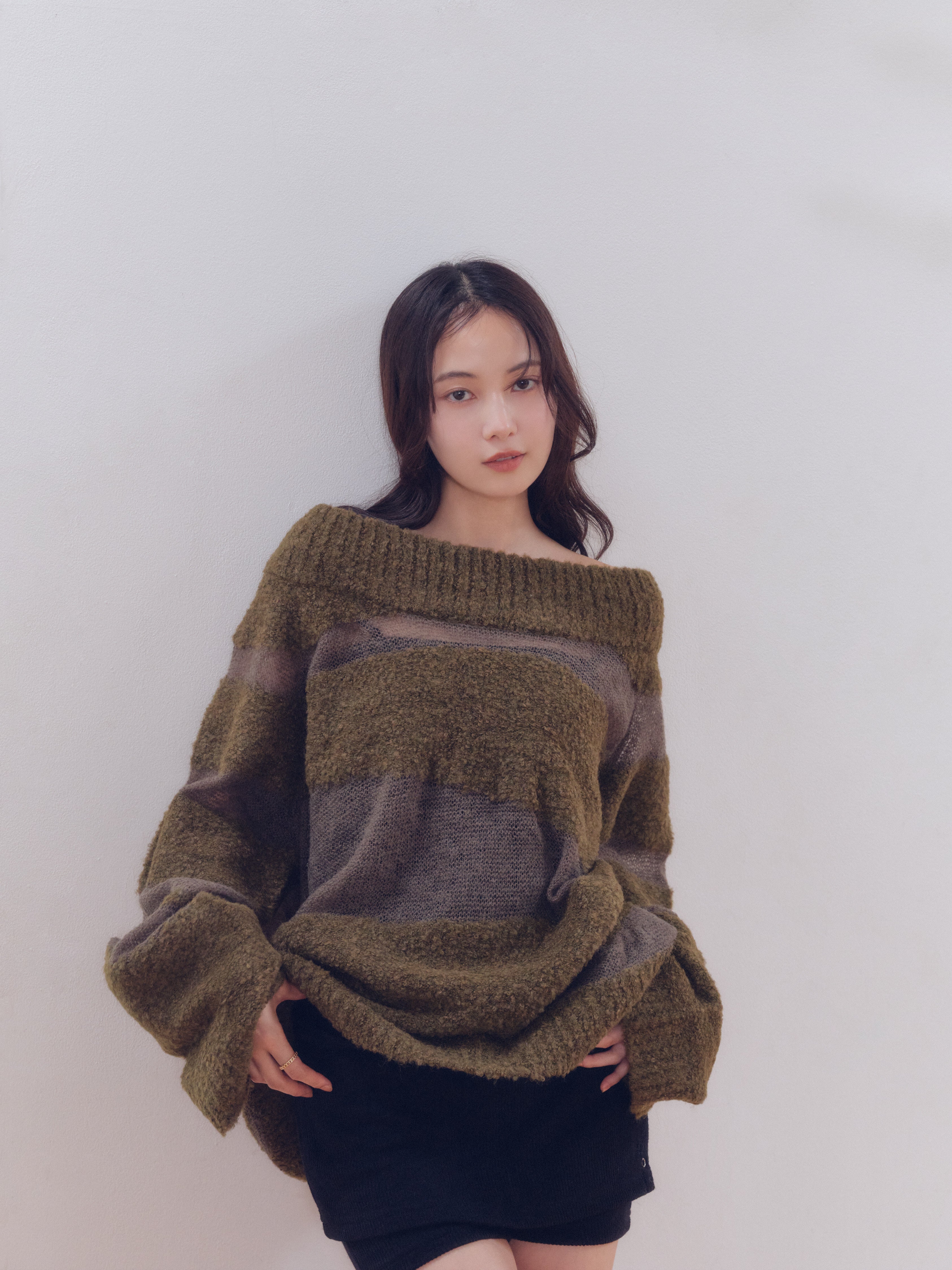sheer pattern knit