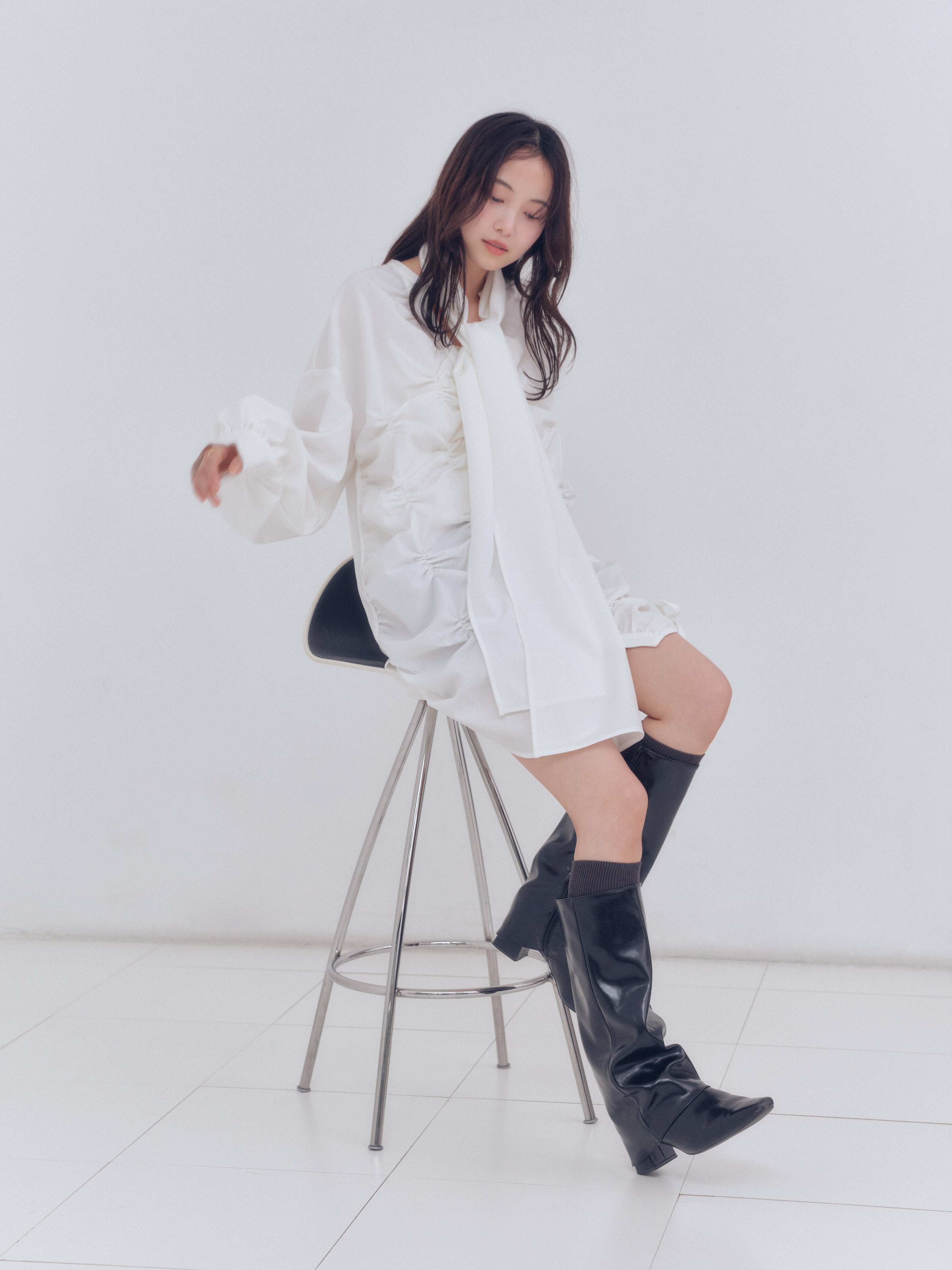drawstring tie tunic