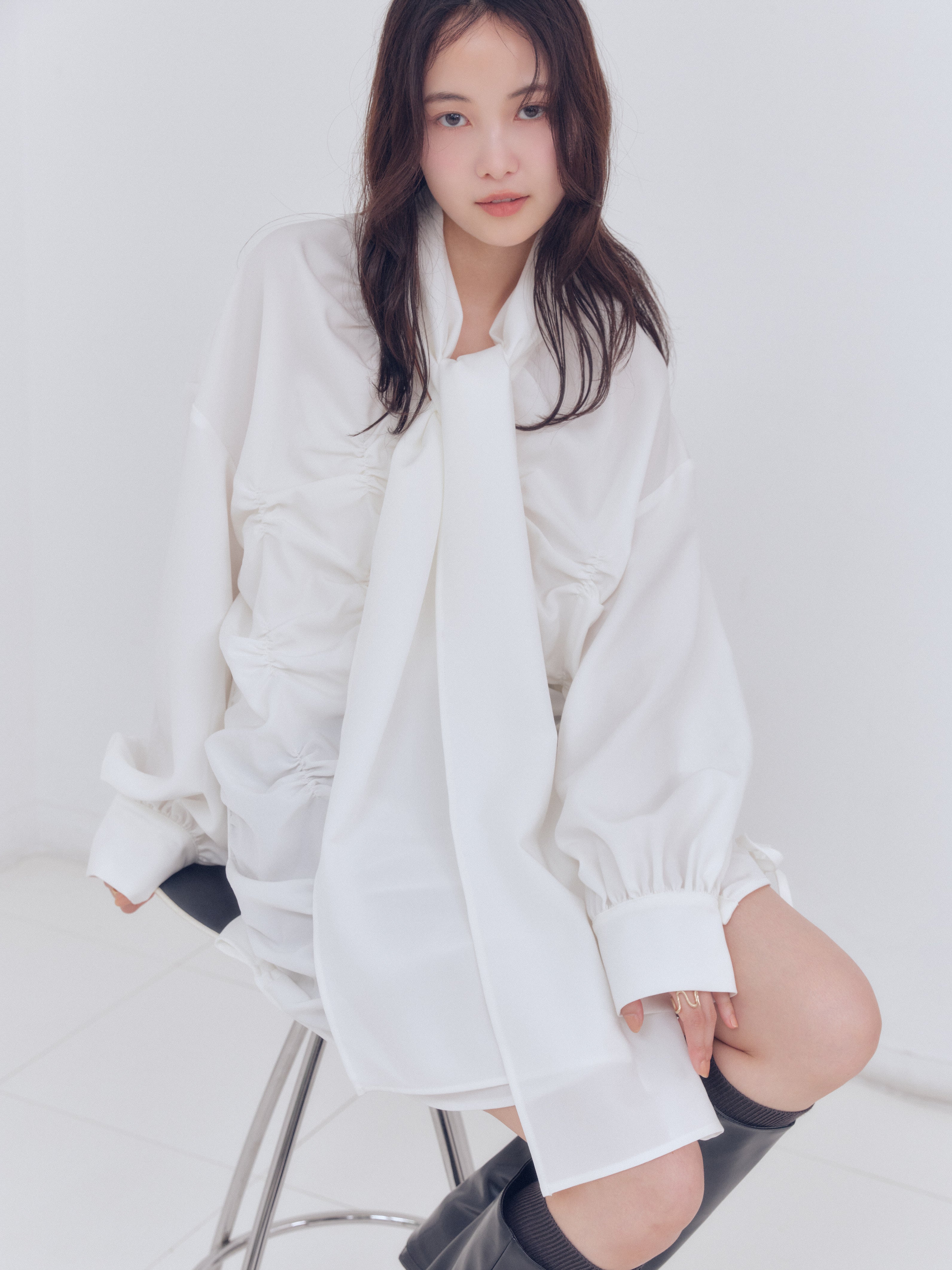 drawstring tie tunic