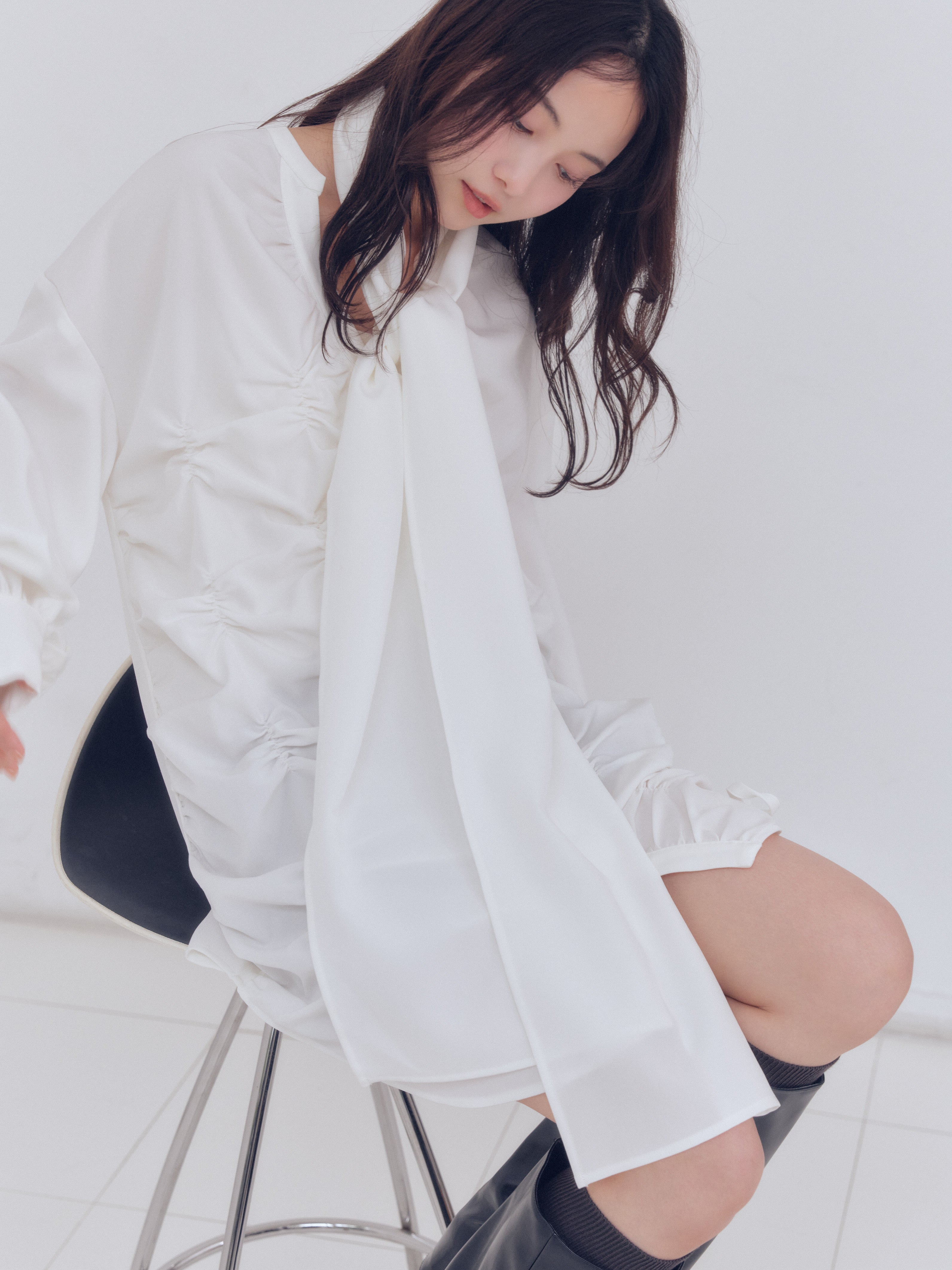 drawstring tie tunic