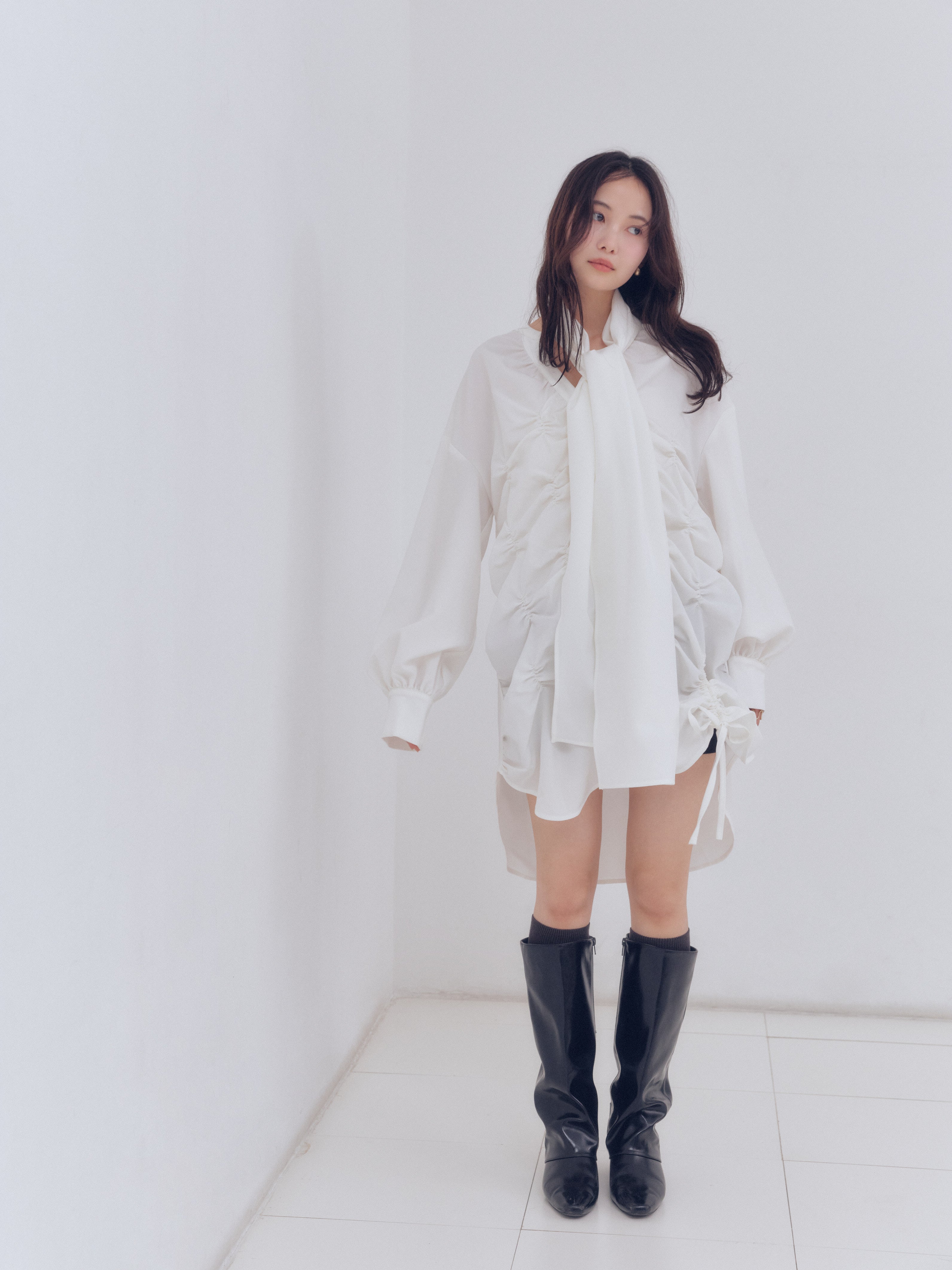 drawstring tie tunic