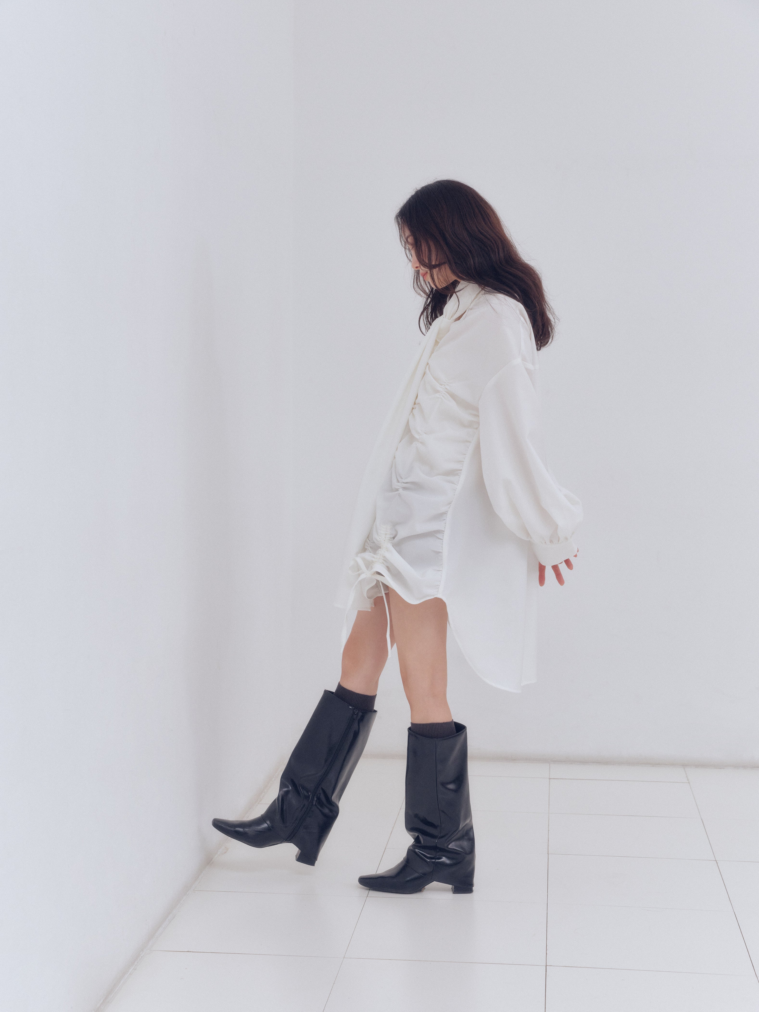 drawstring tie tunic