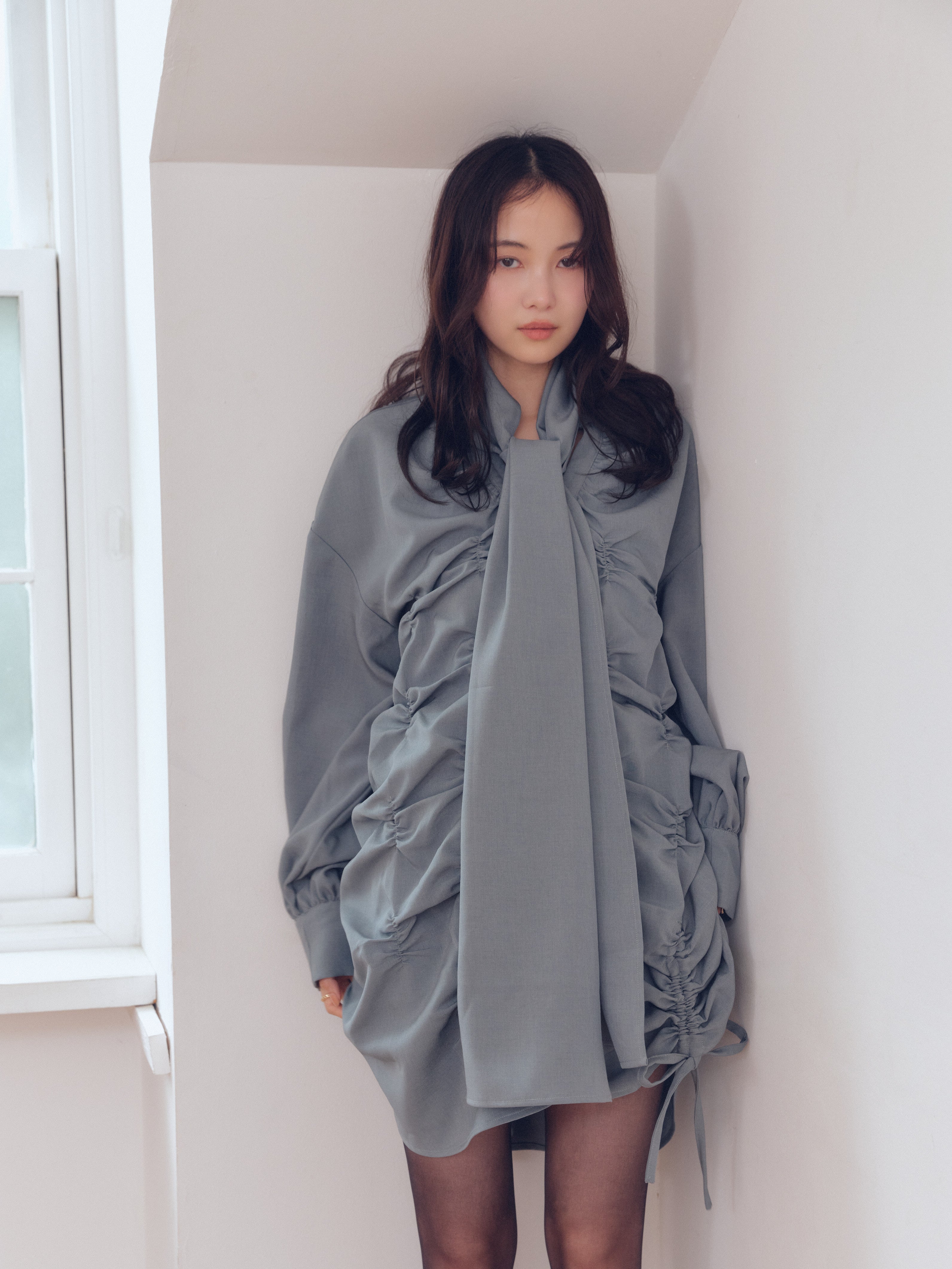 drawstring tie tunic