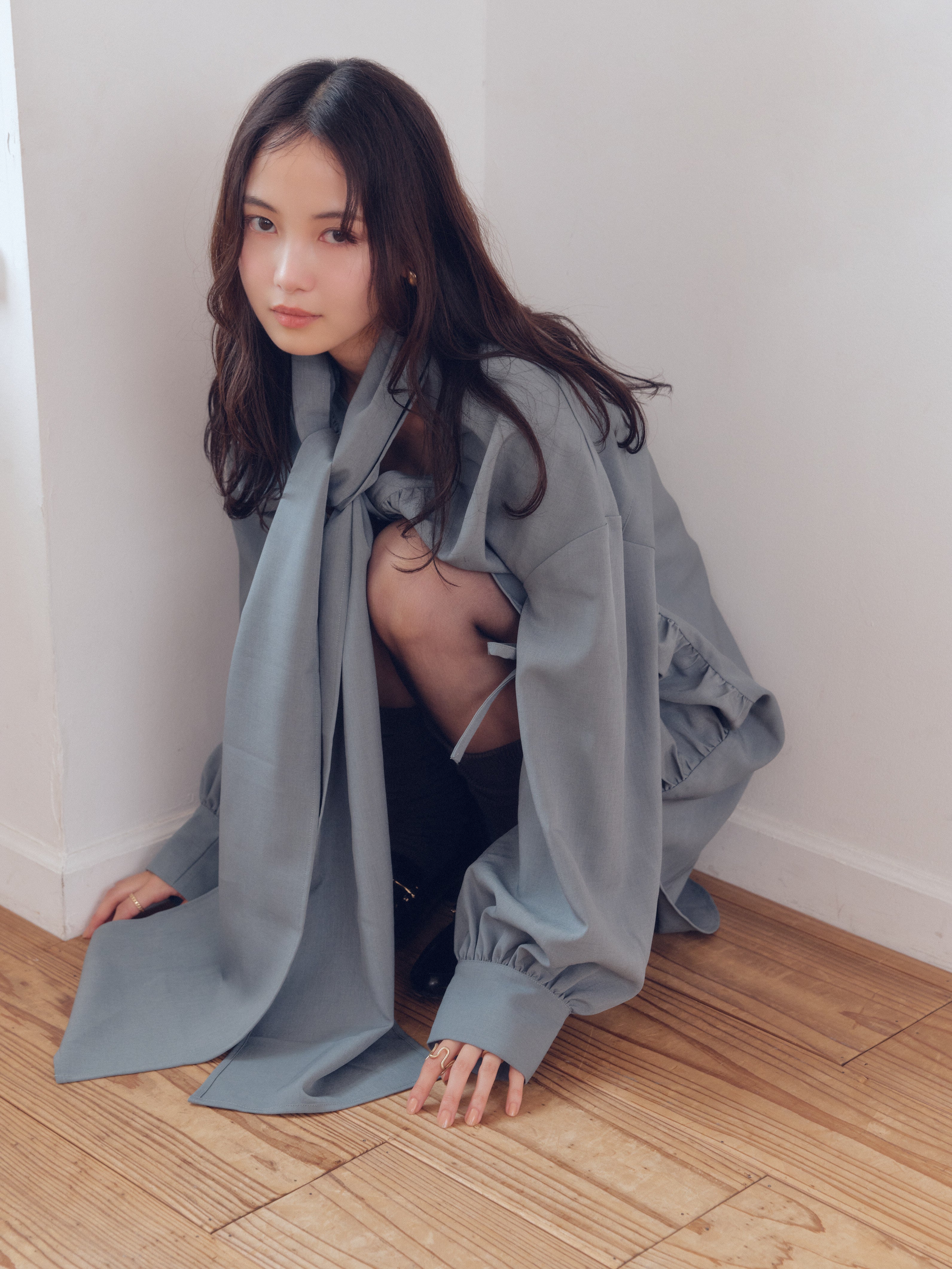 drawstring tie tunic