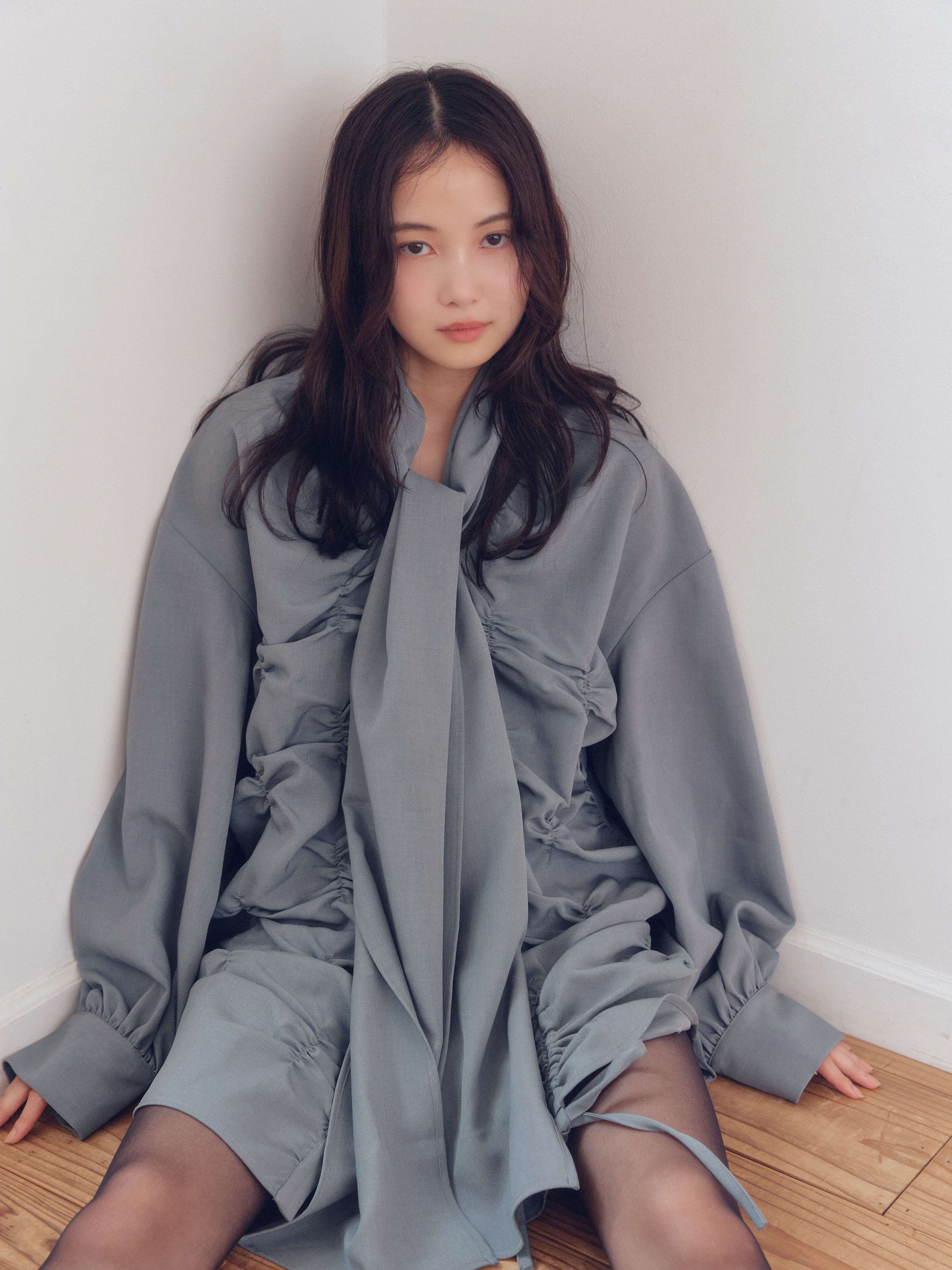 drawstring tie tunic