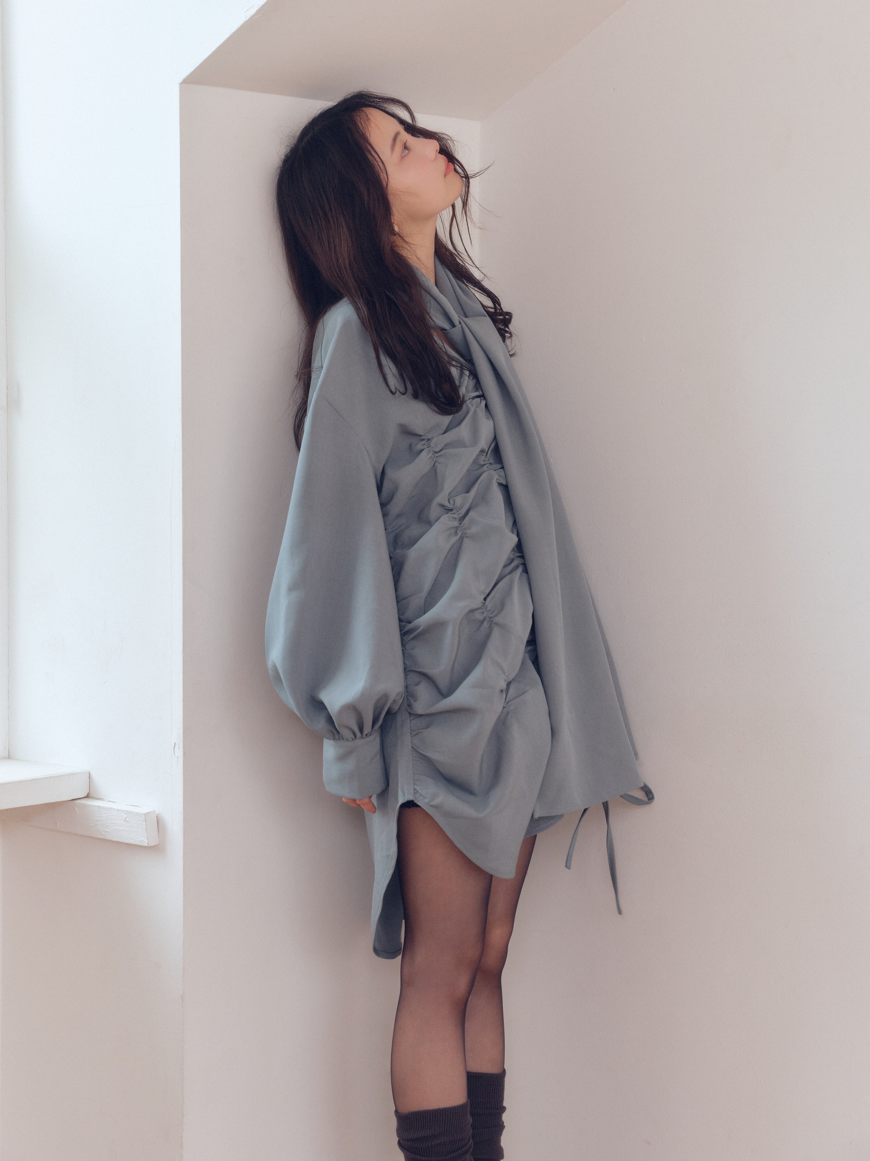 drawstring tie tunic