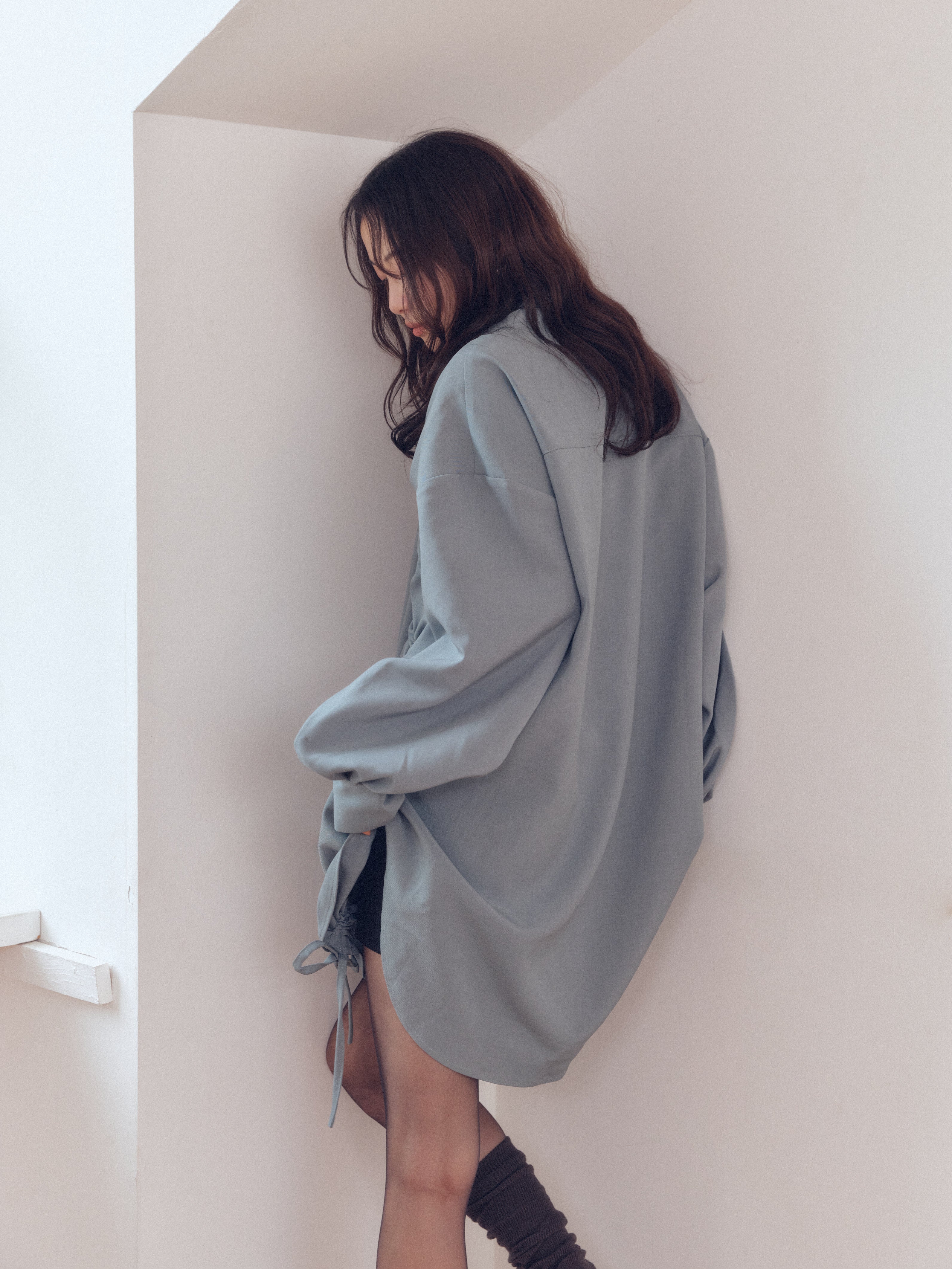 drawstring tie tunic