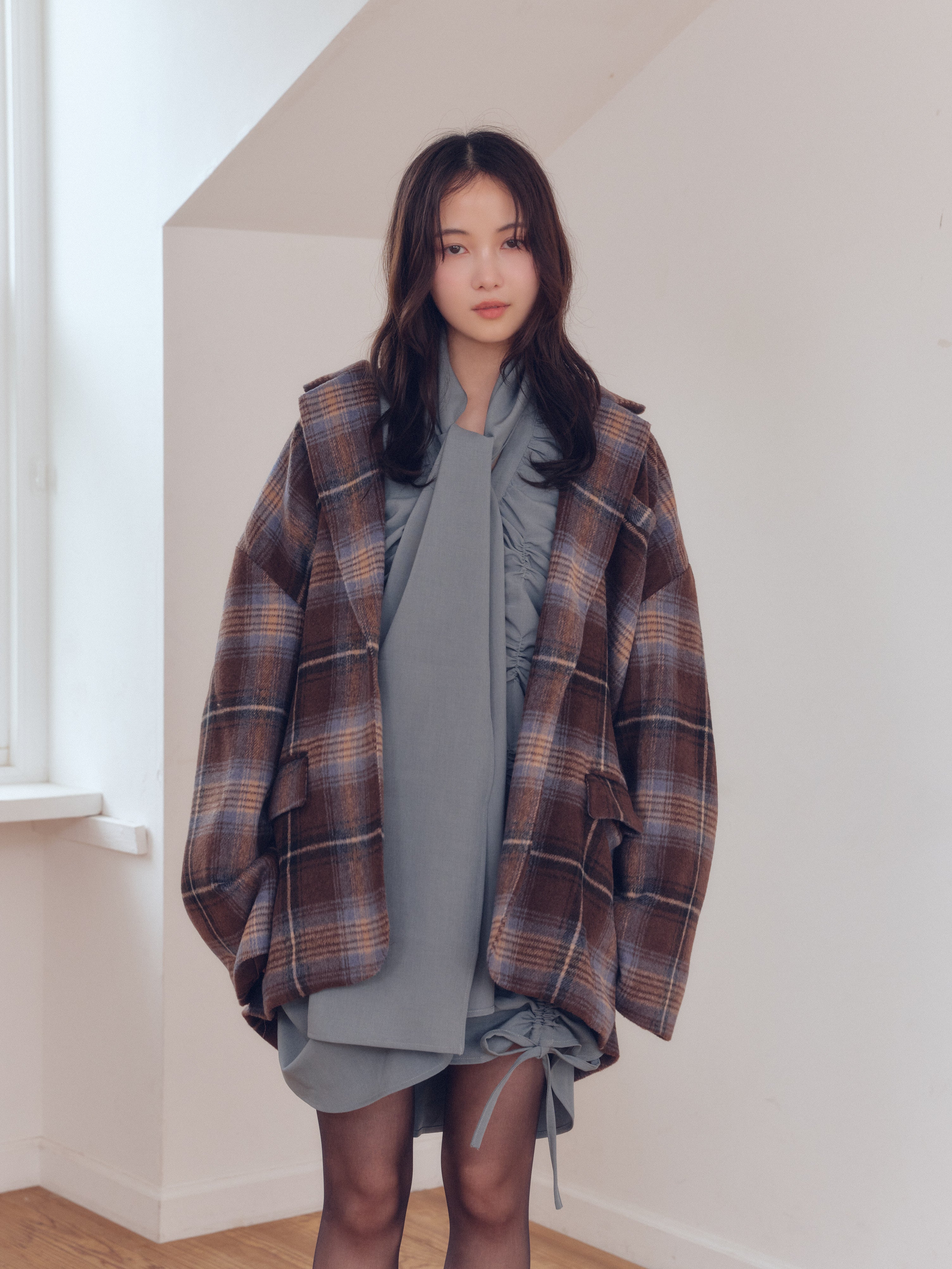 drawstring tie tunic