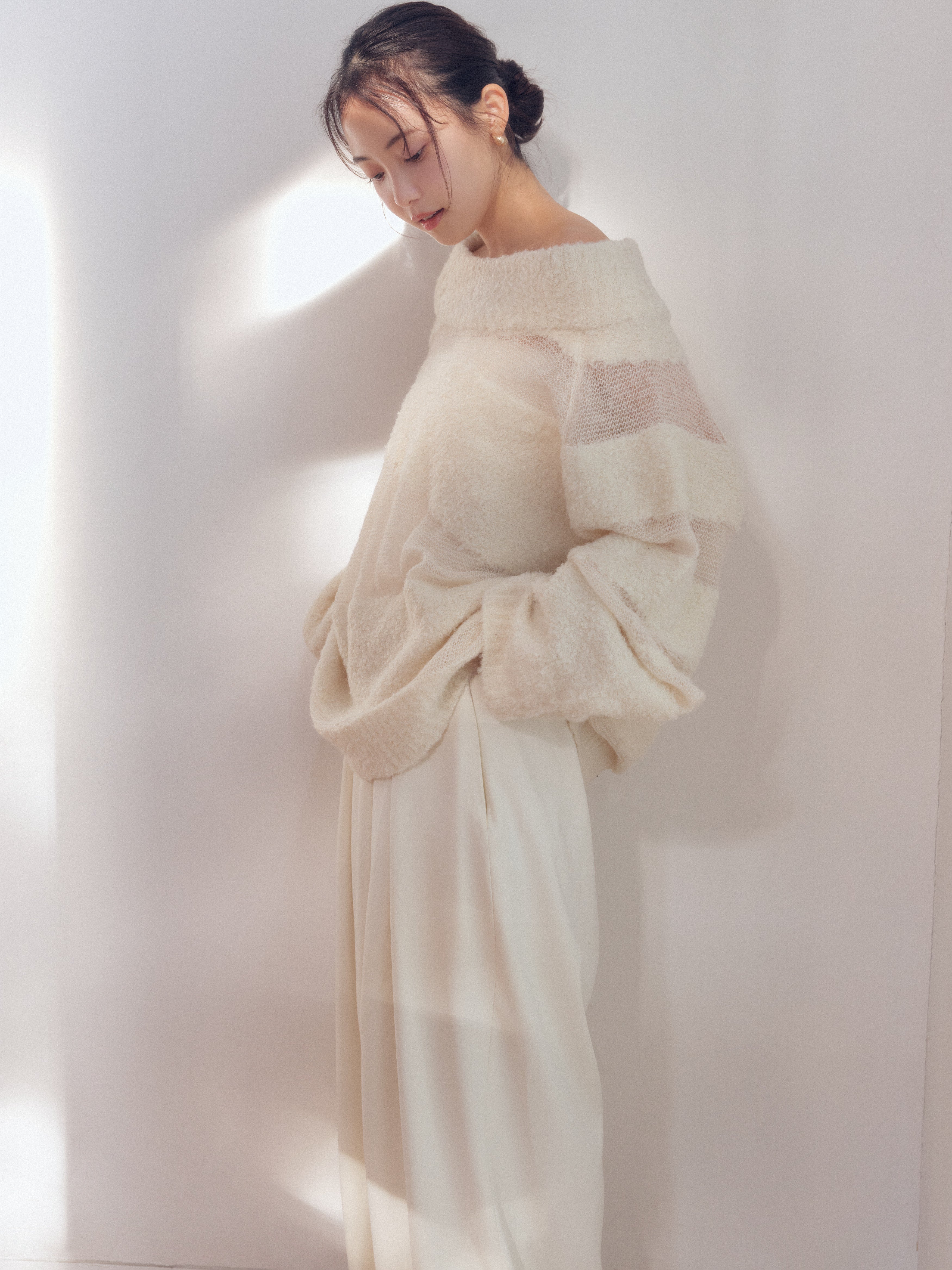 sheer pattern knit