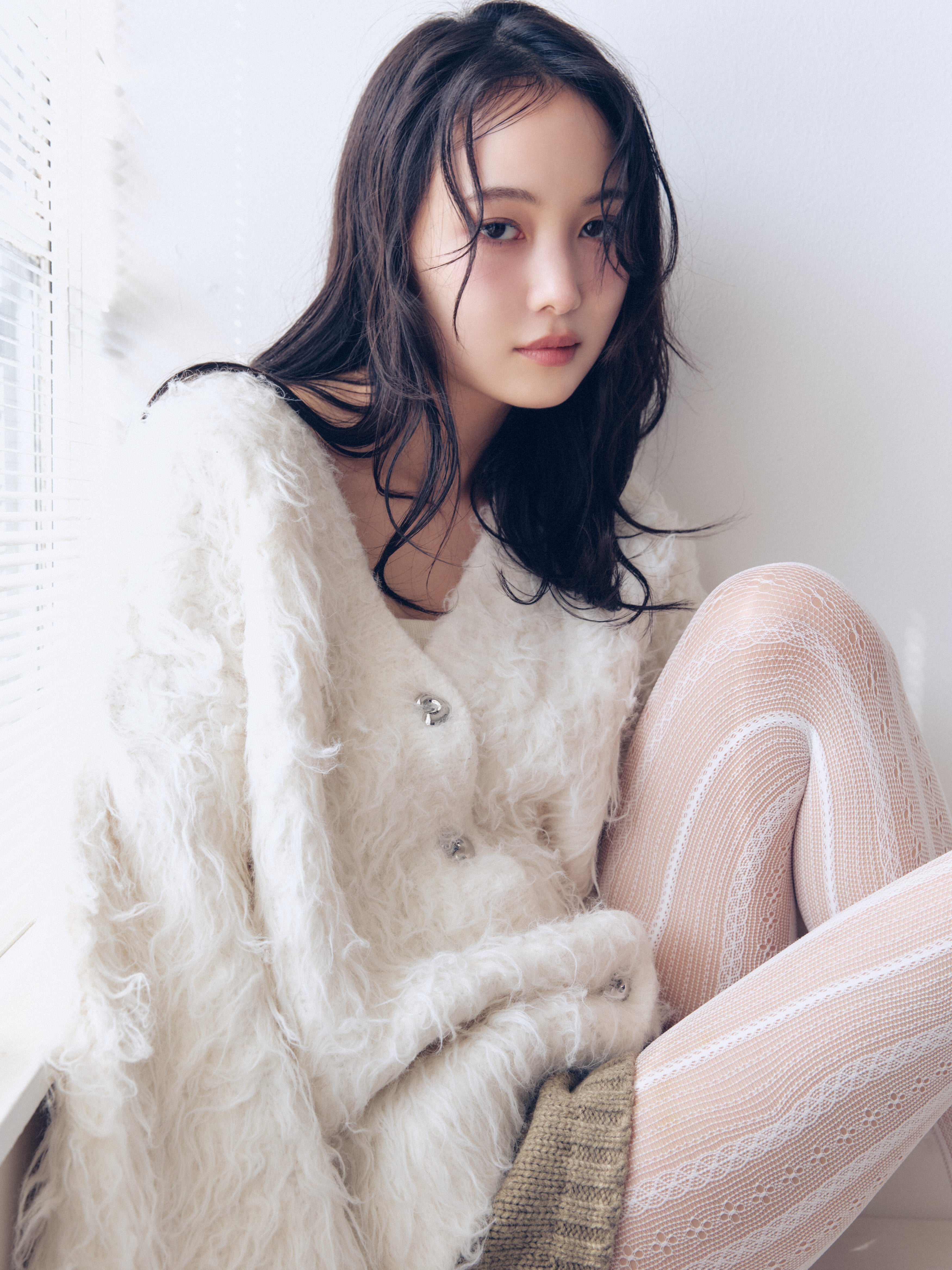 unique button knit cardigan