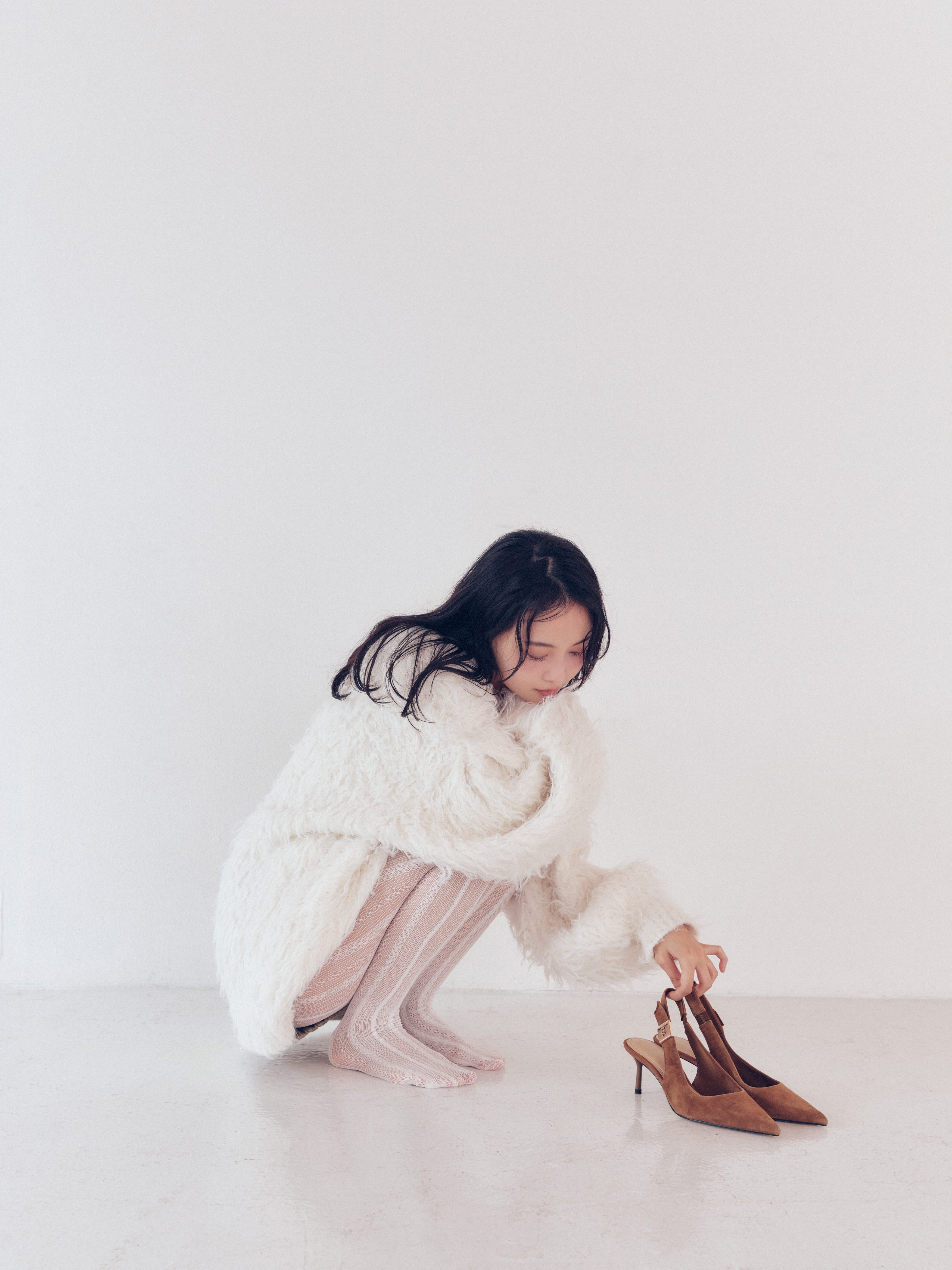 unique button knit cardigan