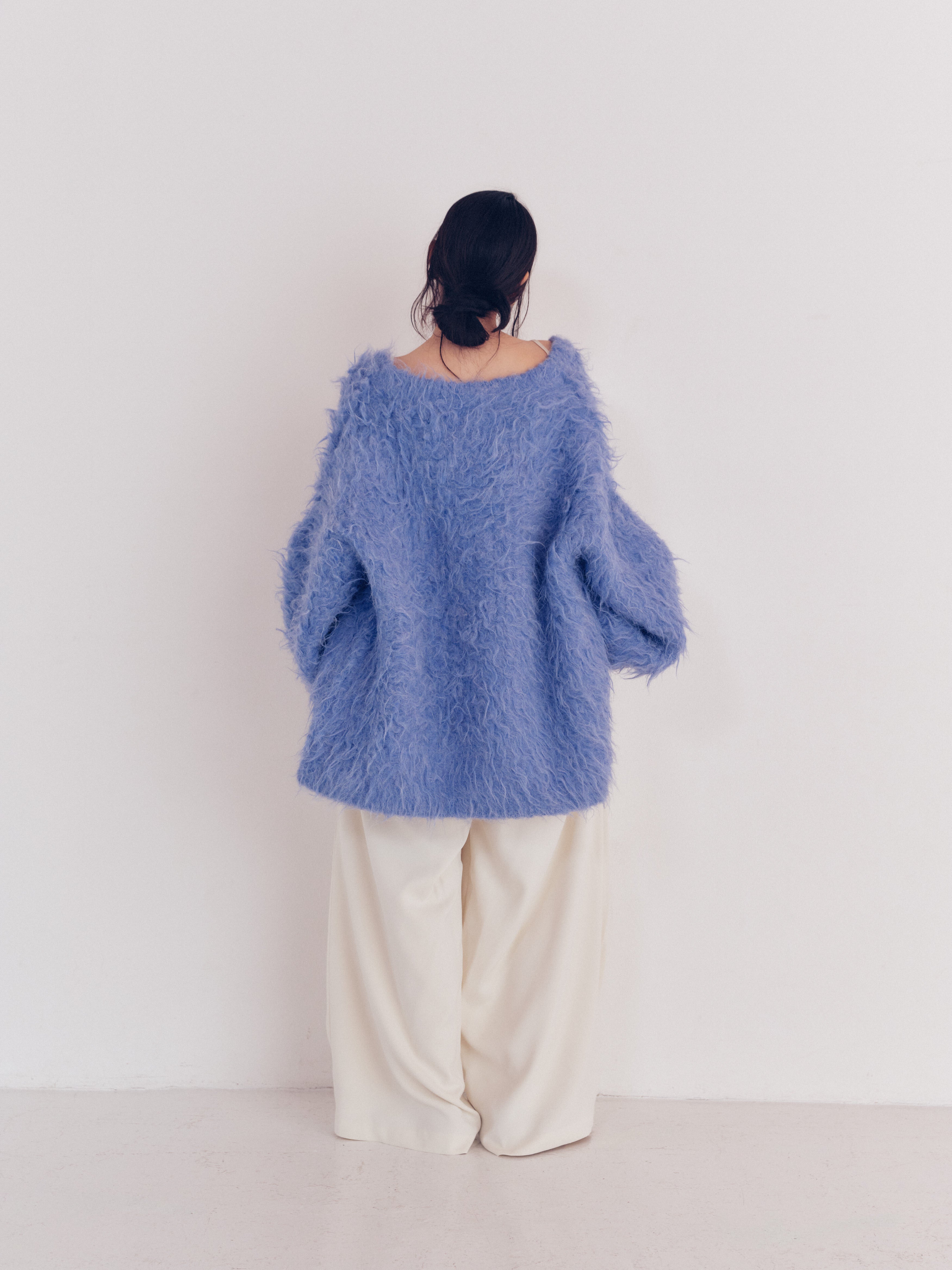 unique button knit cardigan