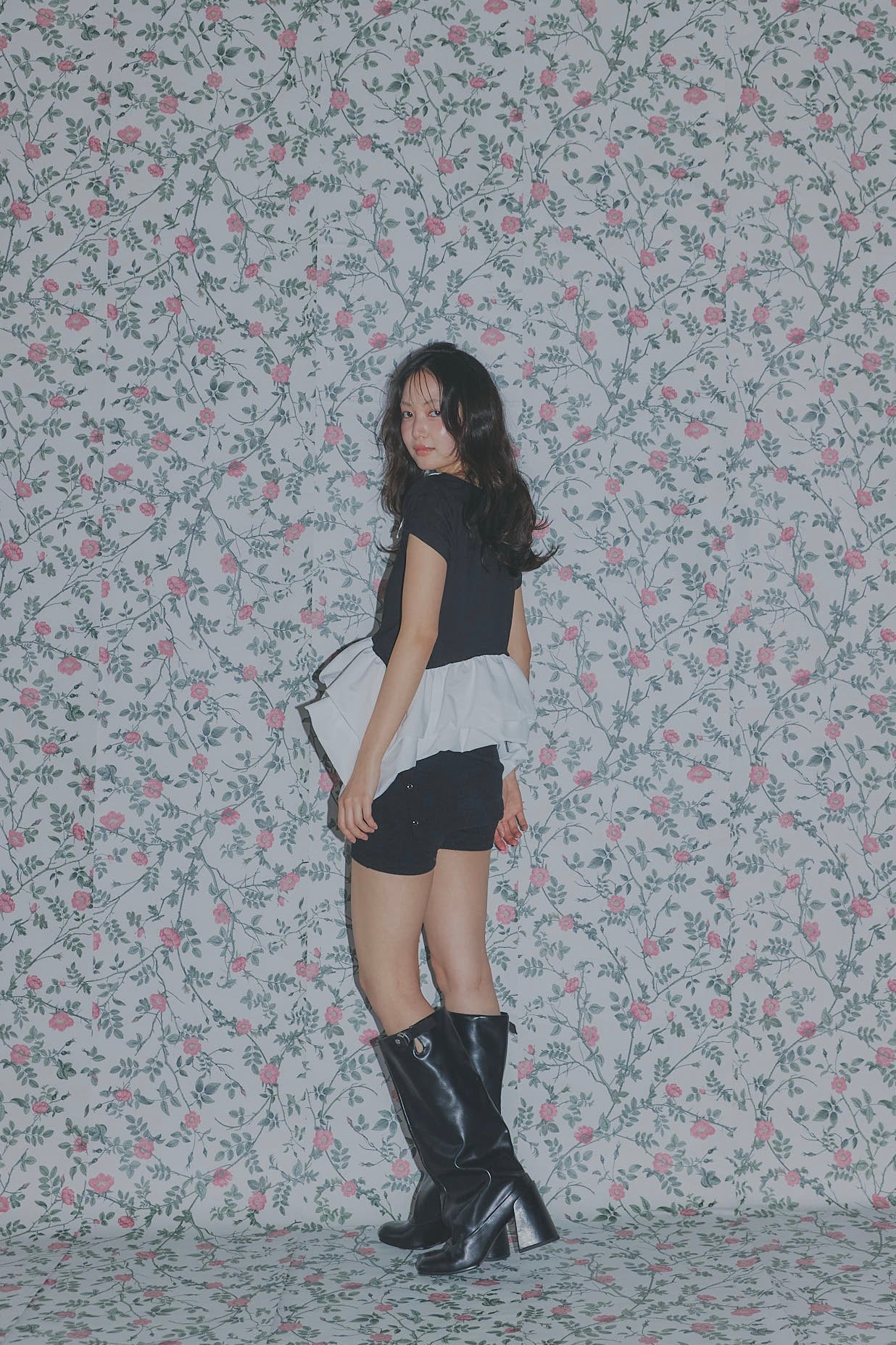 bicolor frill tops