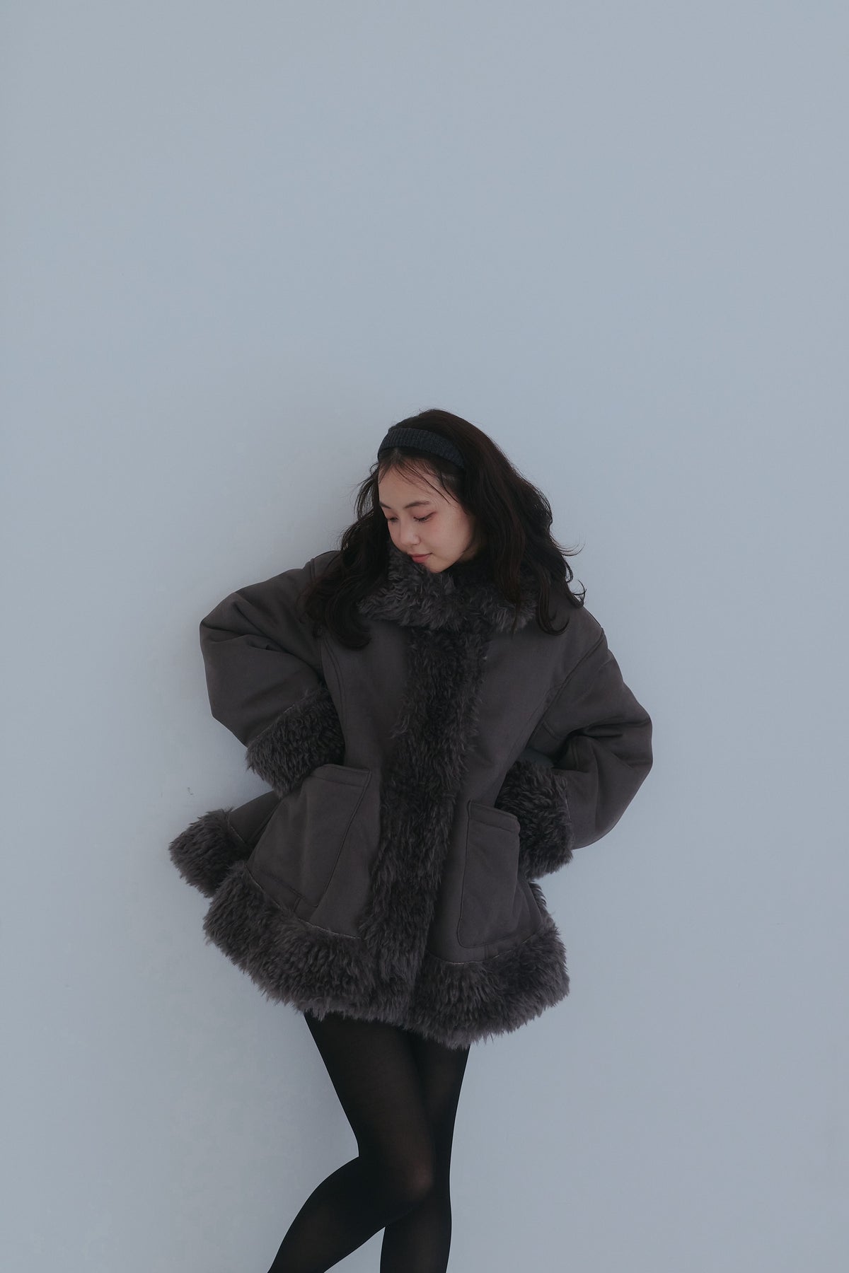 two face fur coat