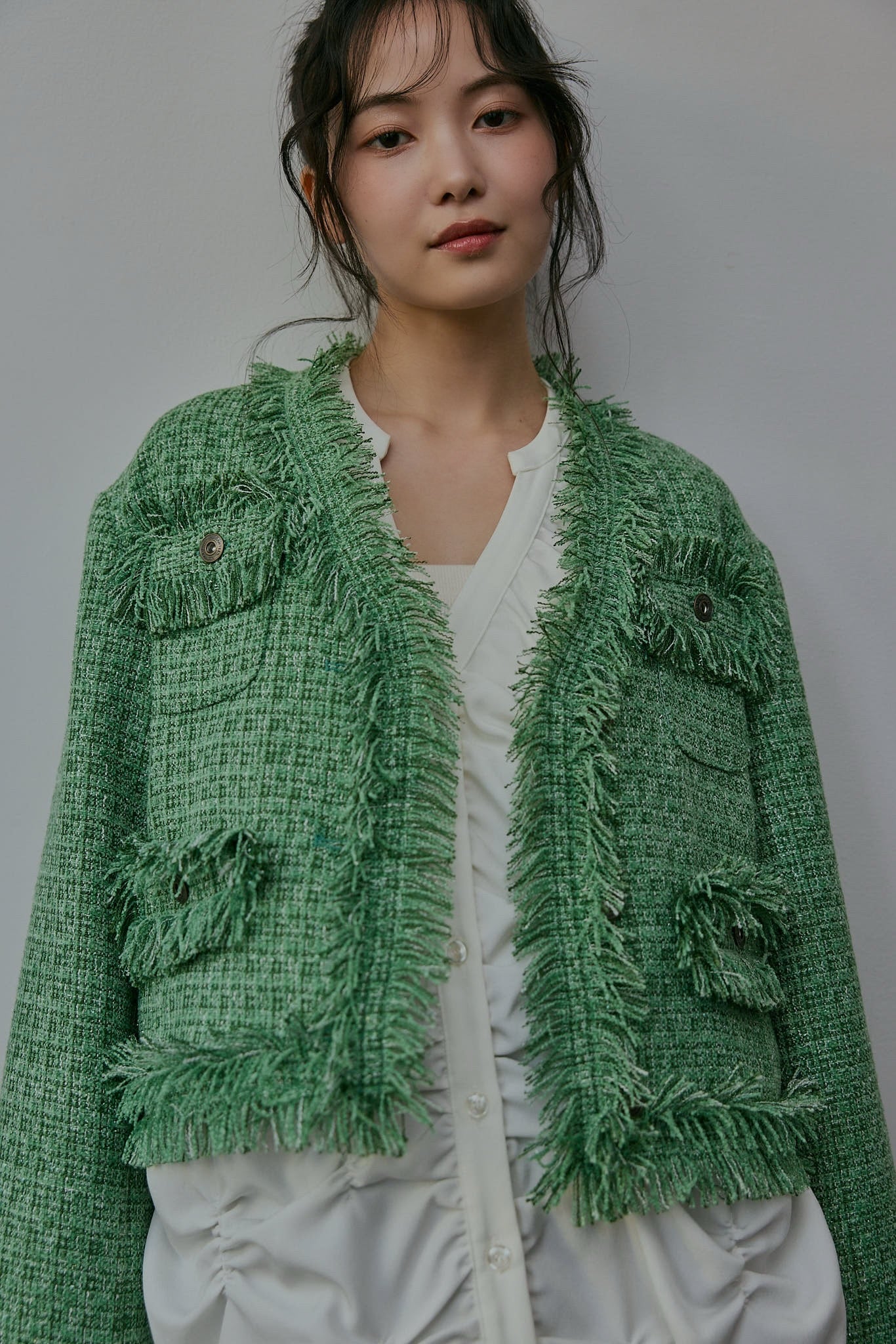 glitter tweed jacket