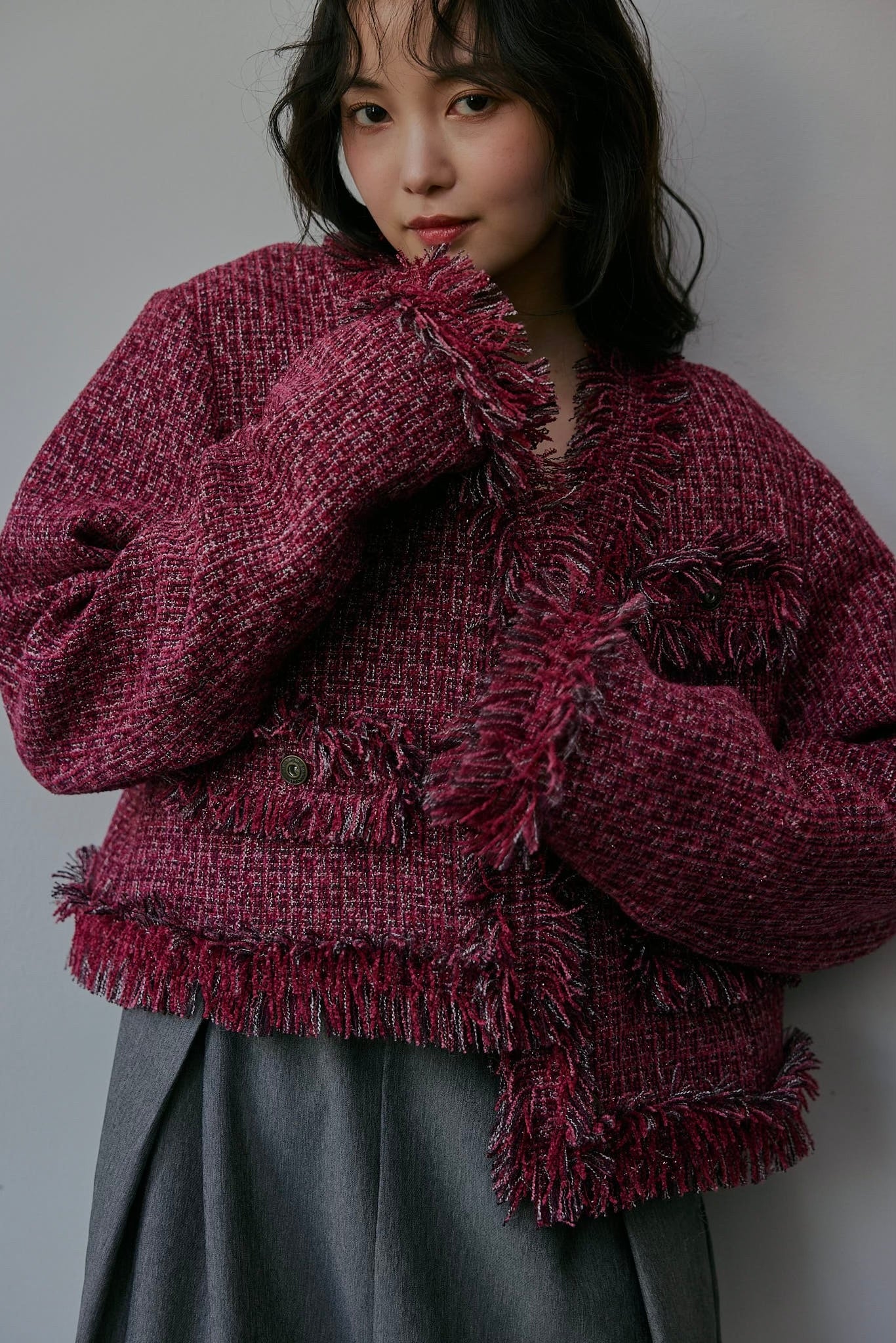 glitter tweed jacket