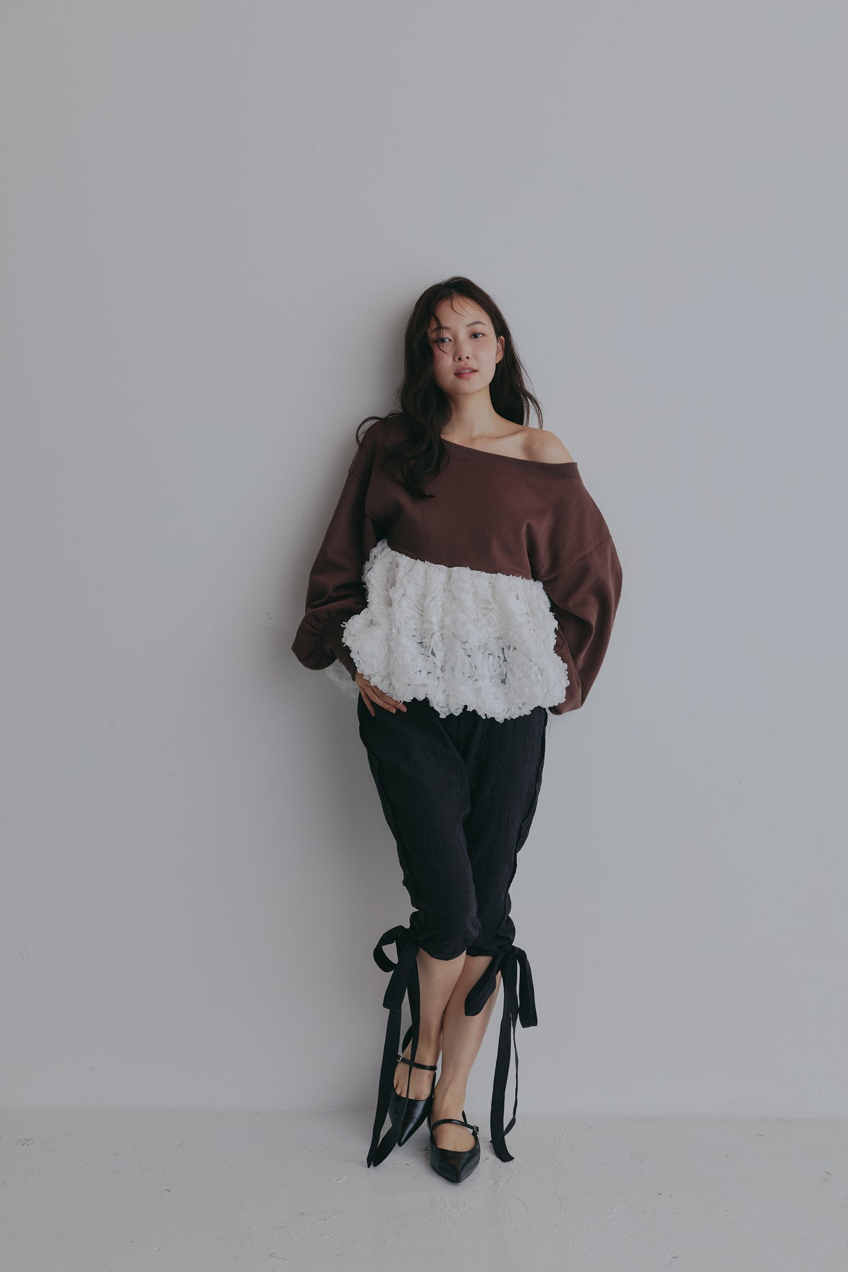 docking peplum sweat