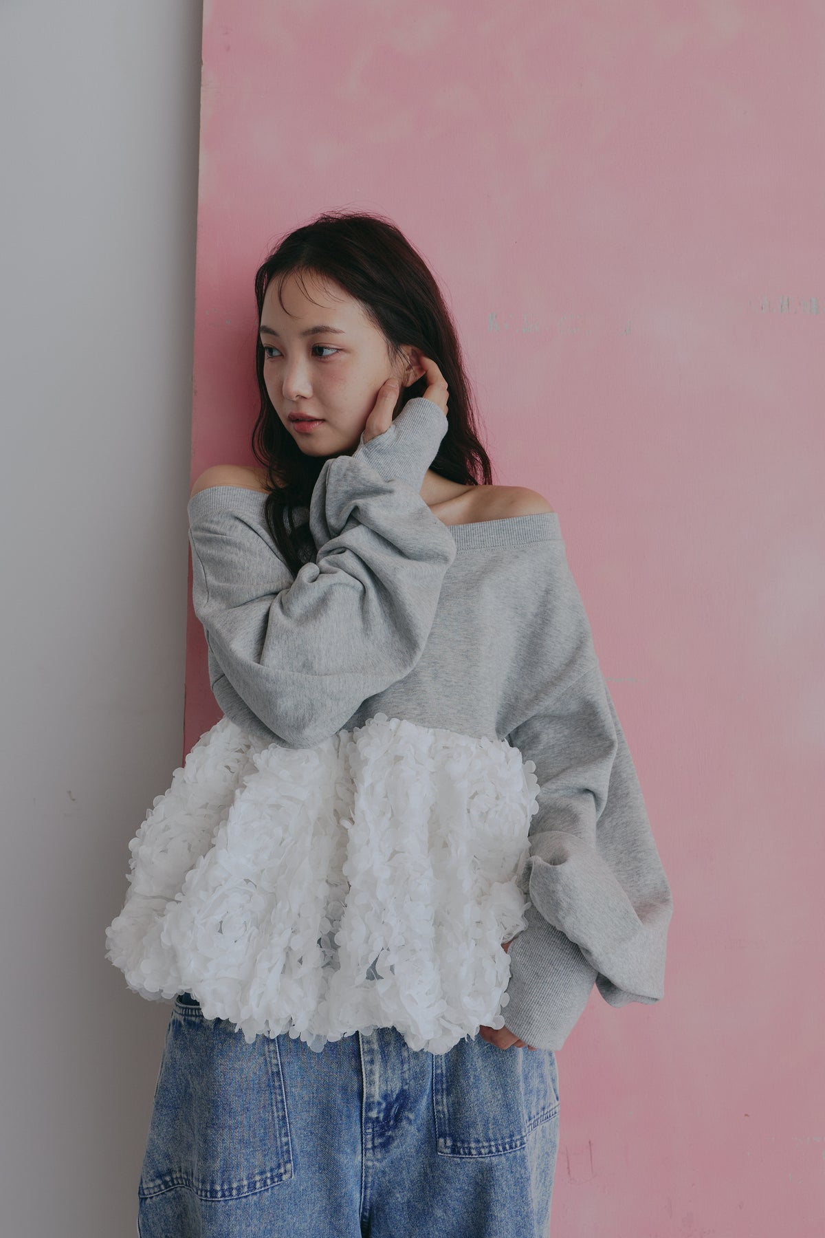 docking peplum sweat