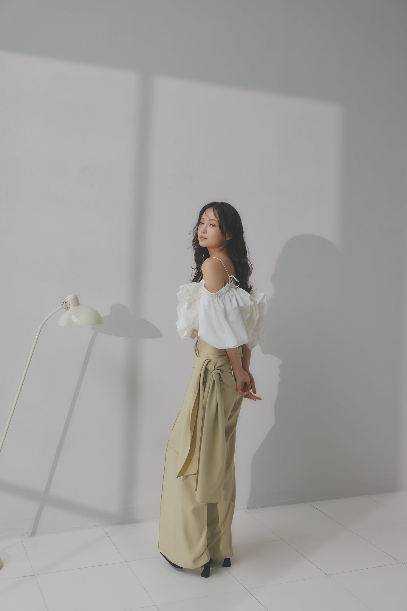 layered rap flare pants