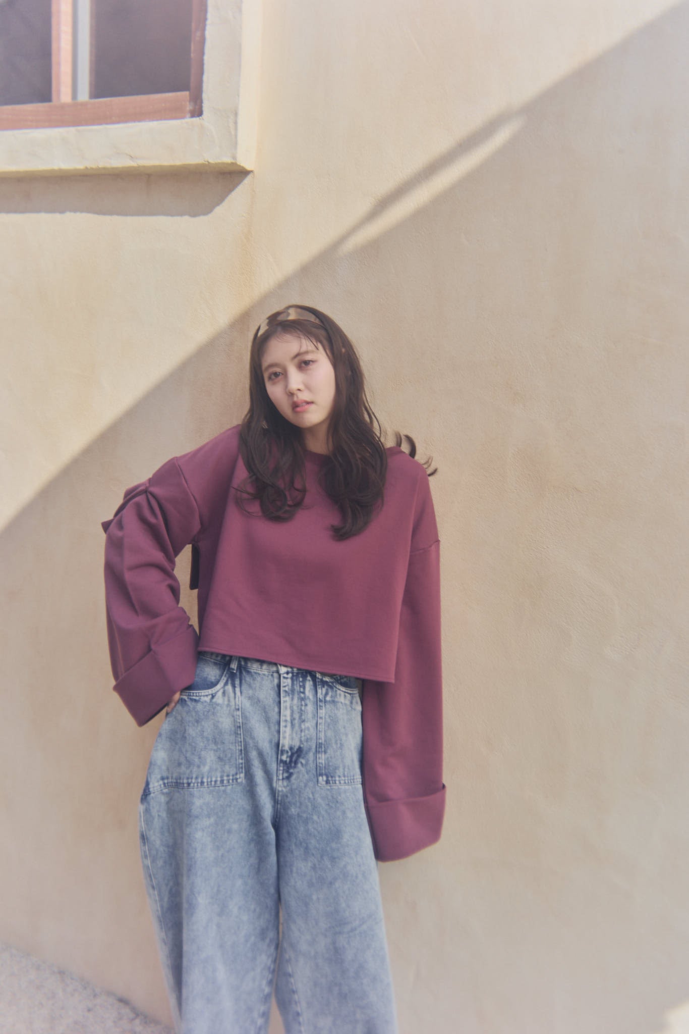 back open ribbon sweat