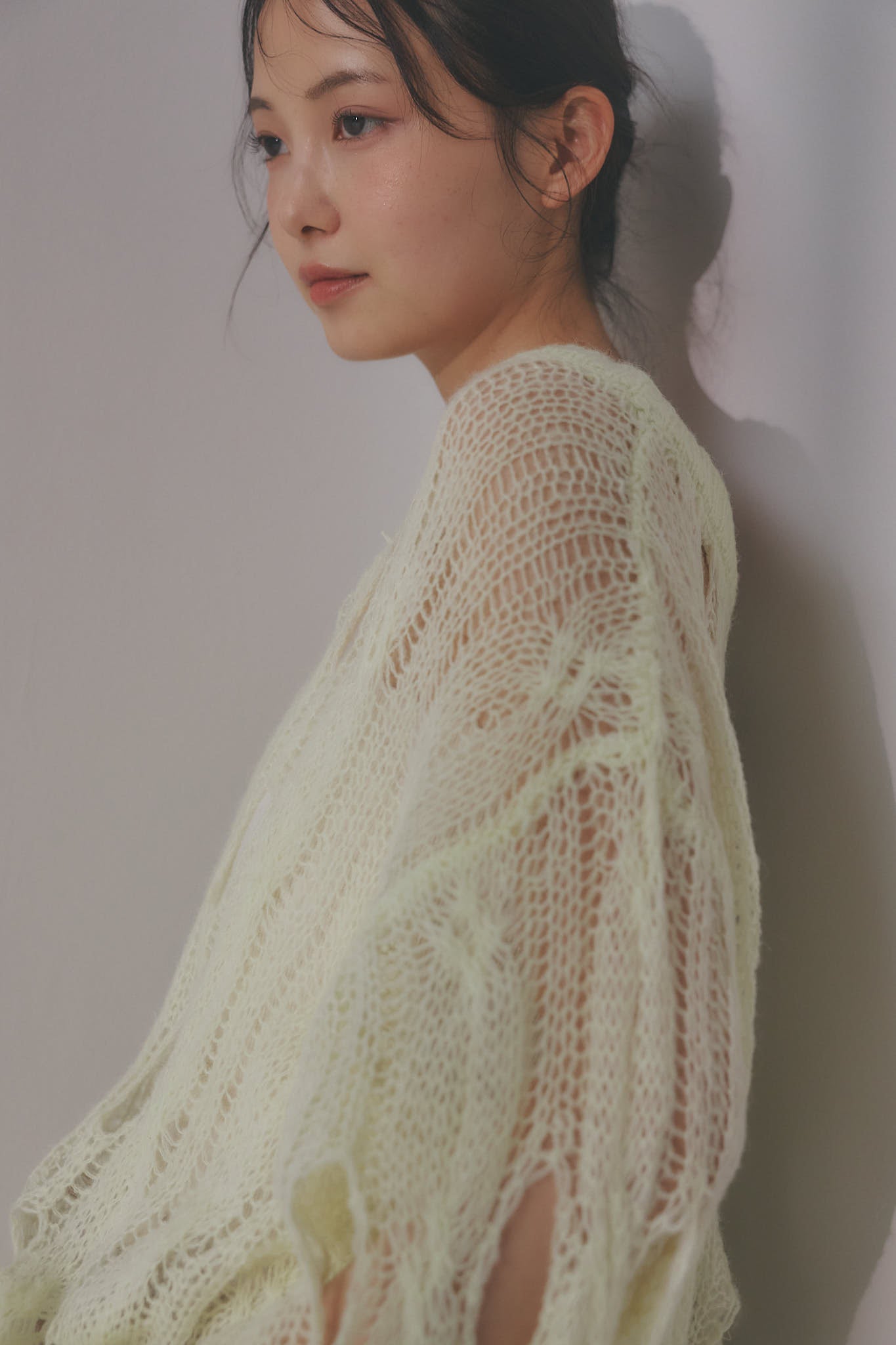 cloudy sheer knit