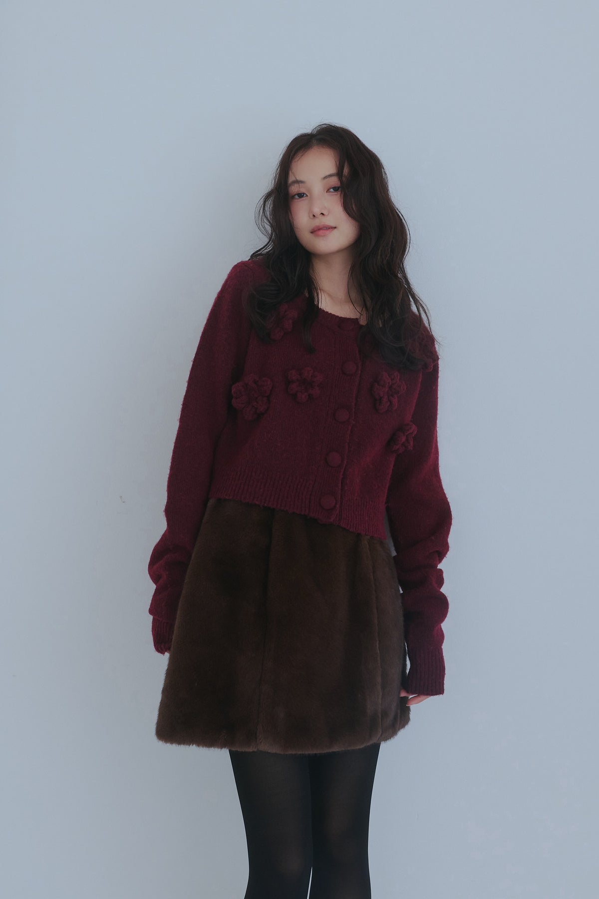 bloom flower cardigan