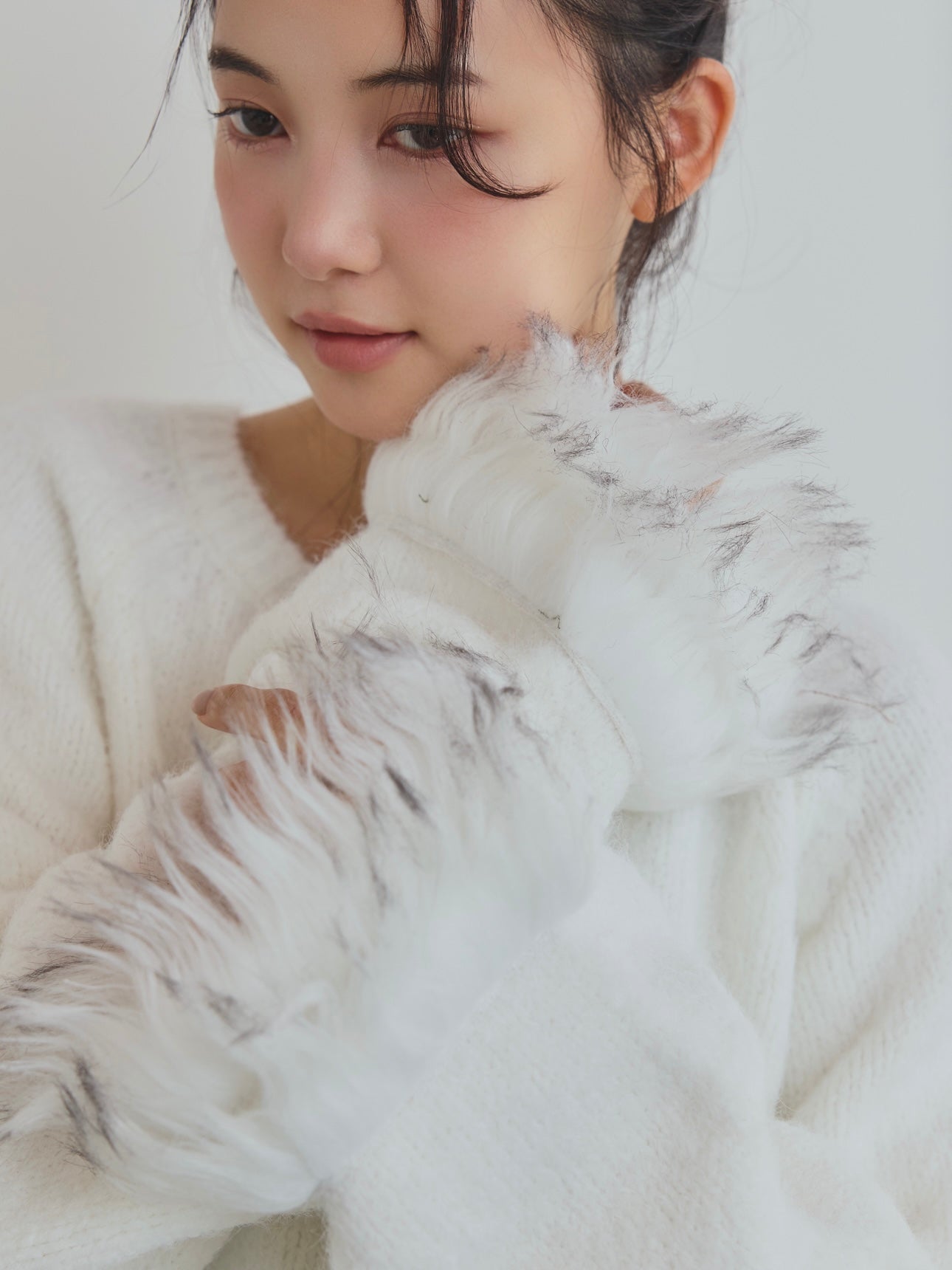 panel design fur knit