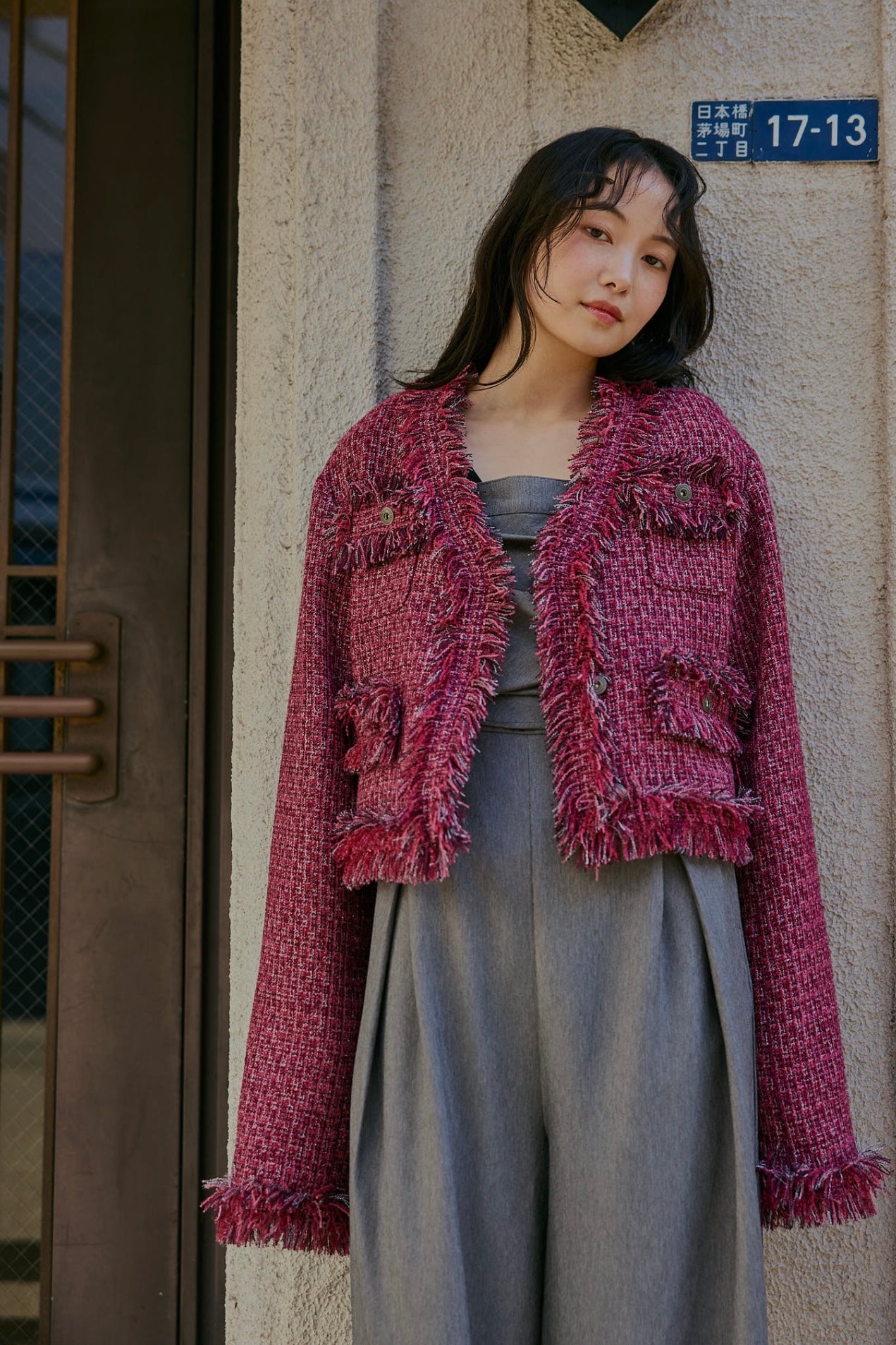 glitter tweed jacket