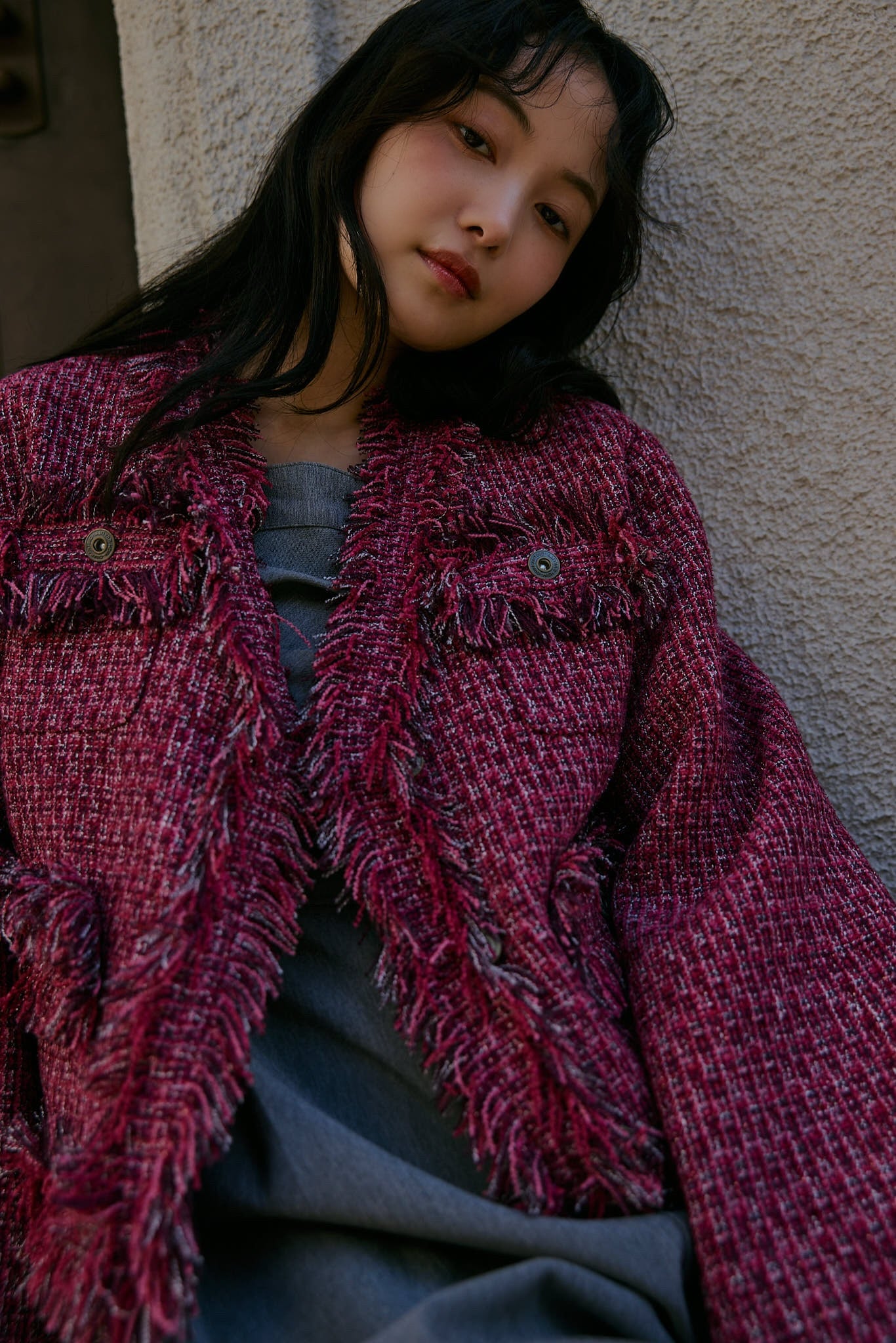 glitter tweed jacket