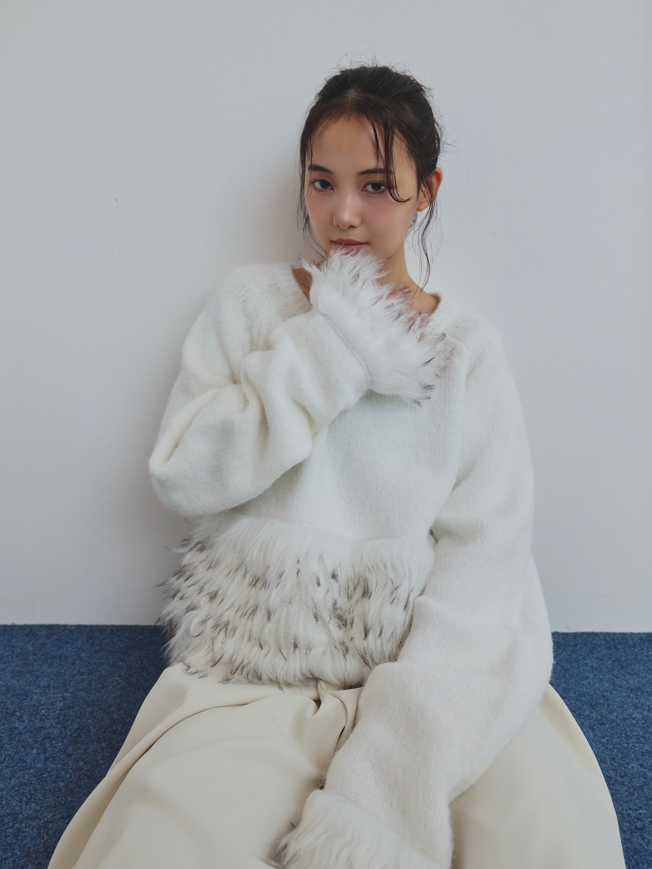 panel design fur knit