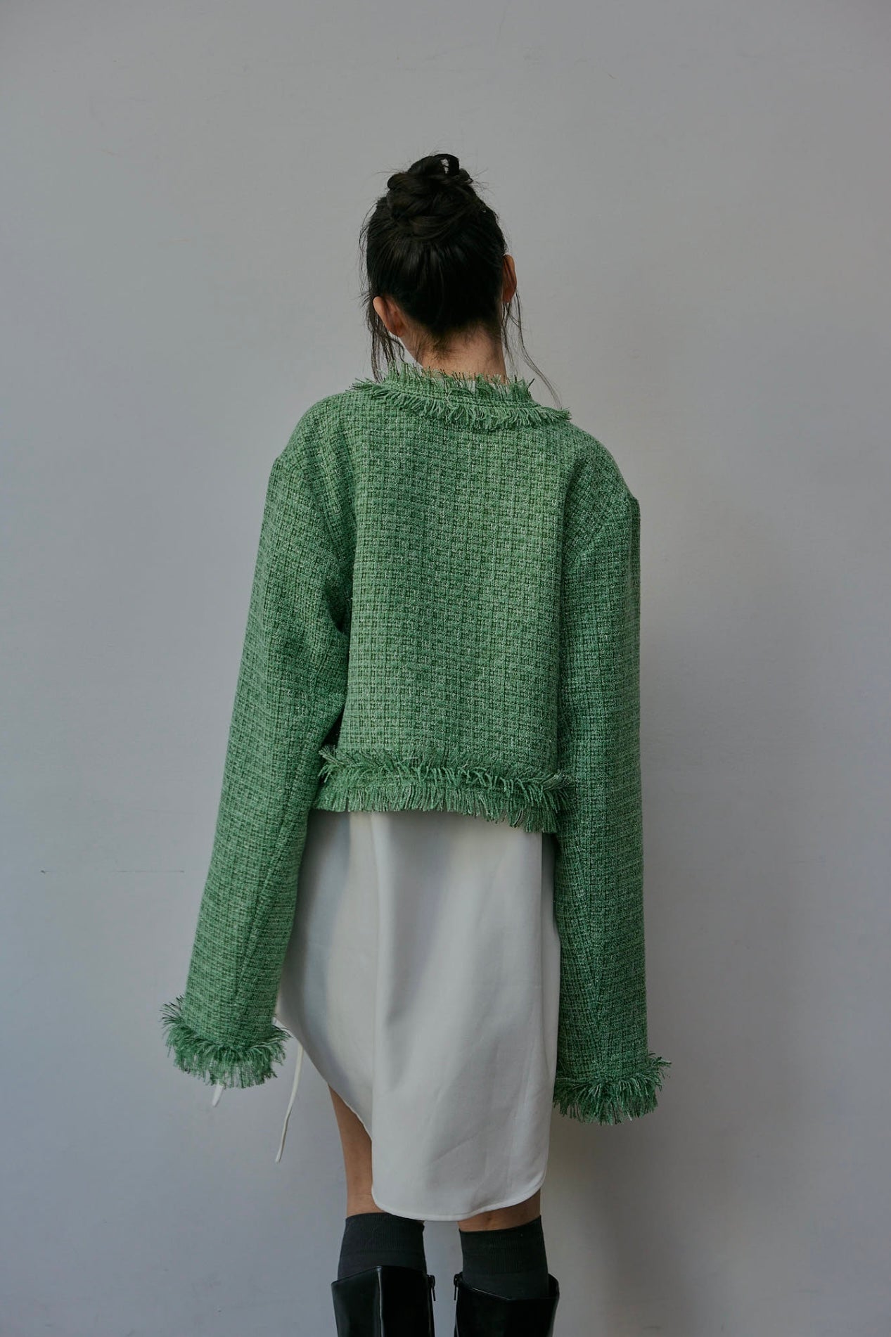 glitter tweed jacket