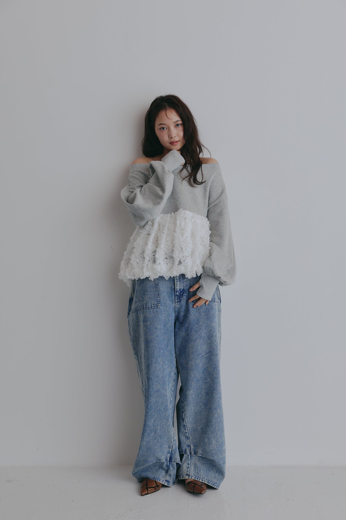 docking peplum sweat